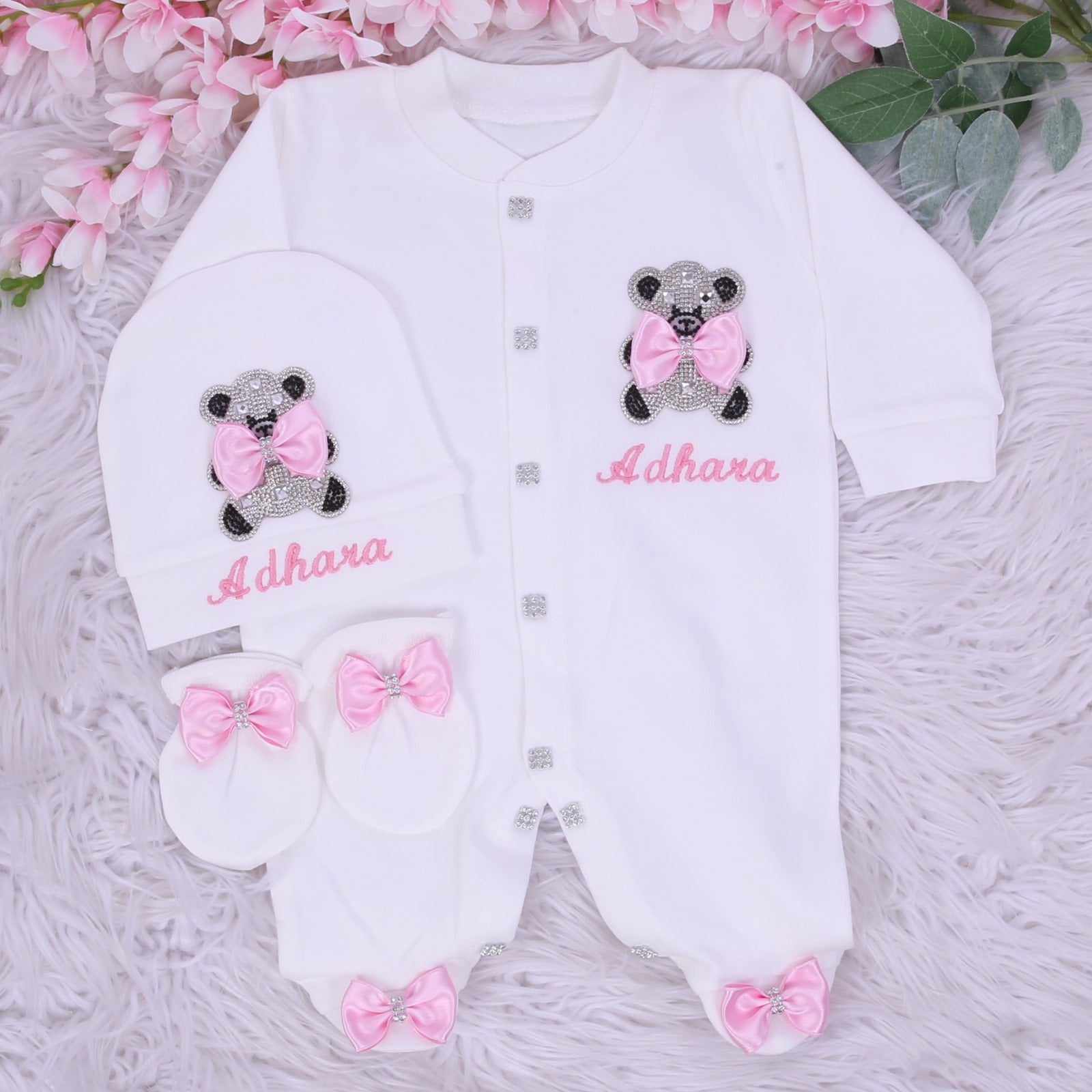 Conjunto de princesa recién nacida