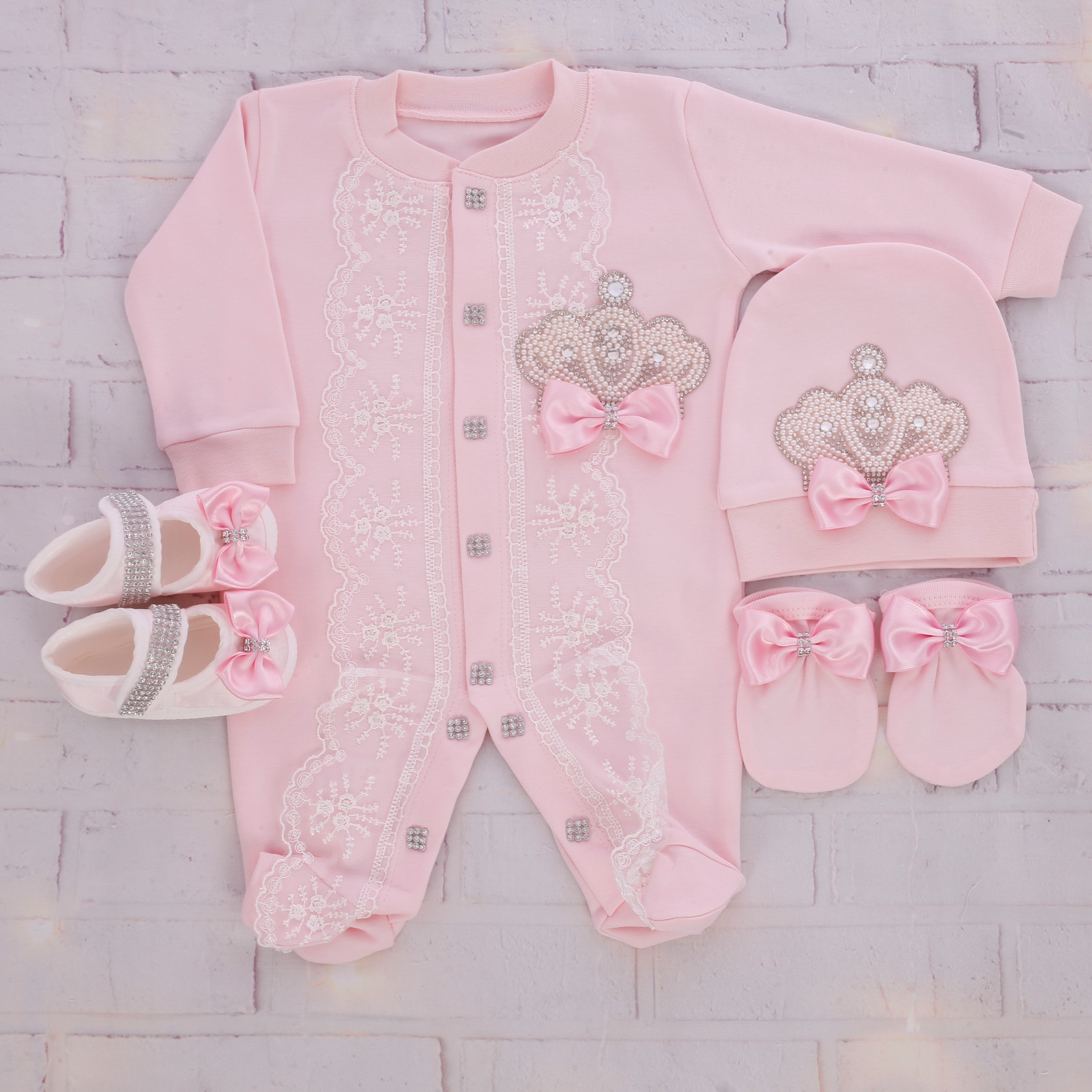 Blush Bloom Crown Set