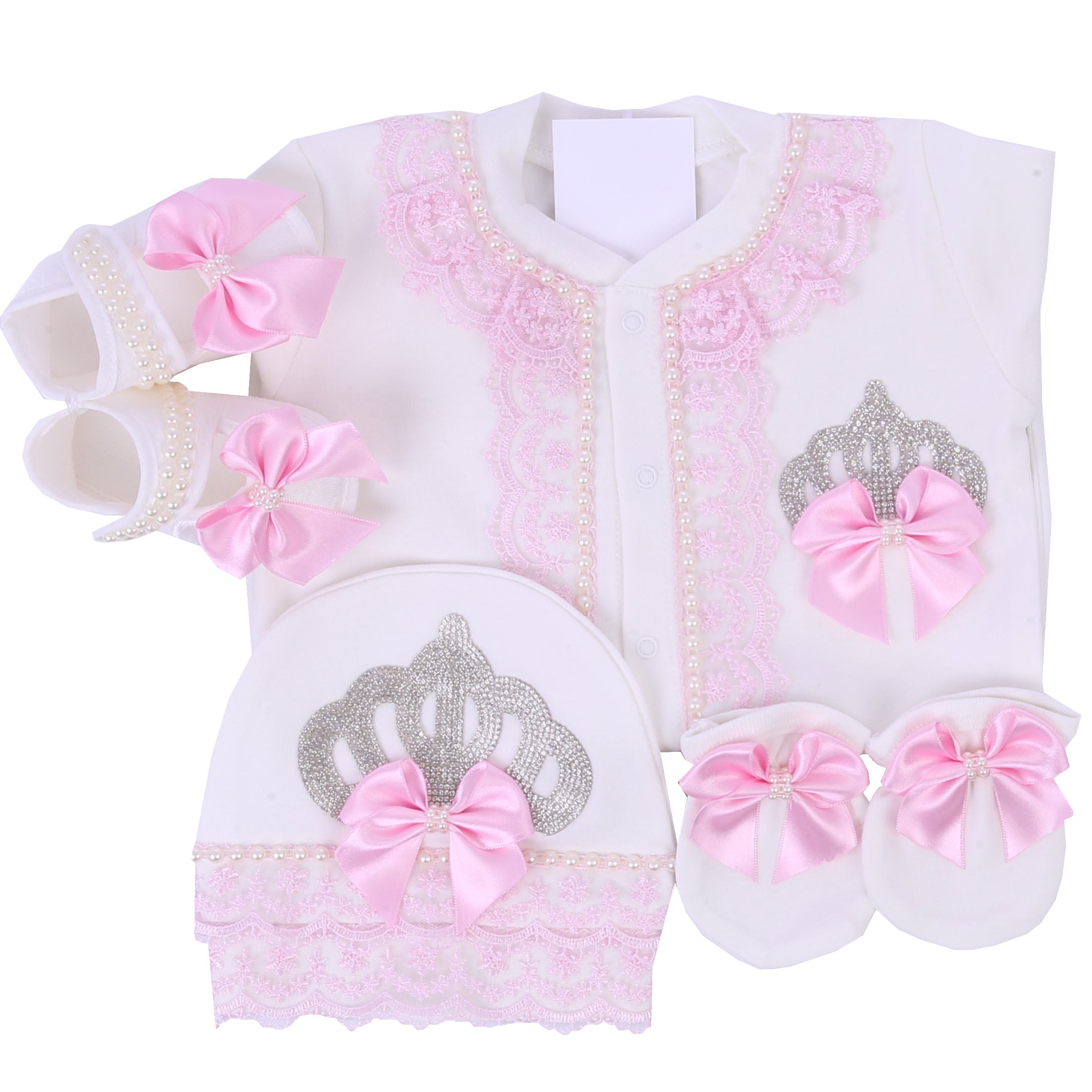 Princess Blush Crown Set