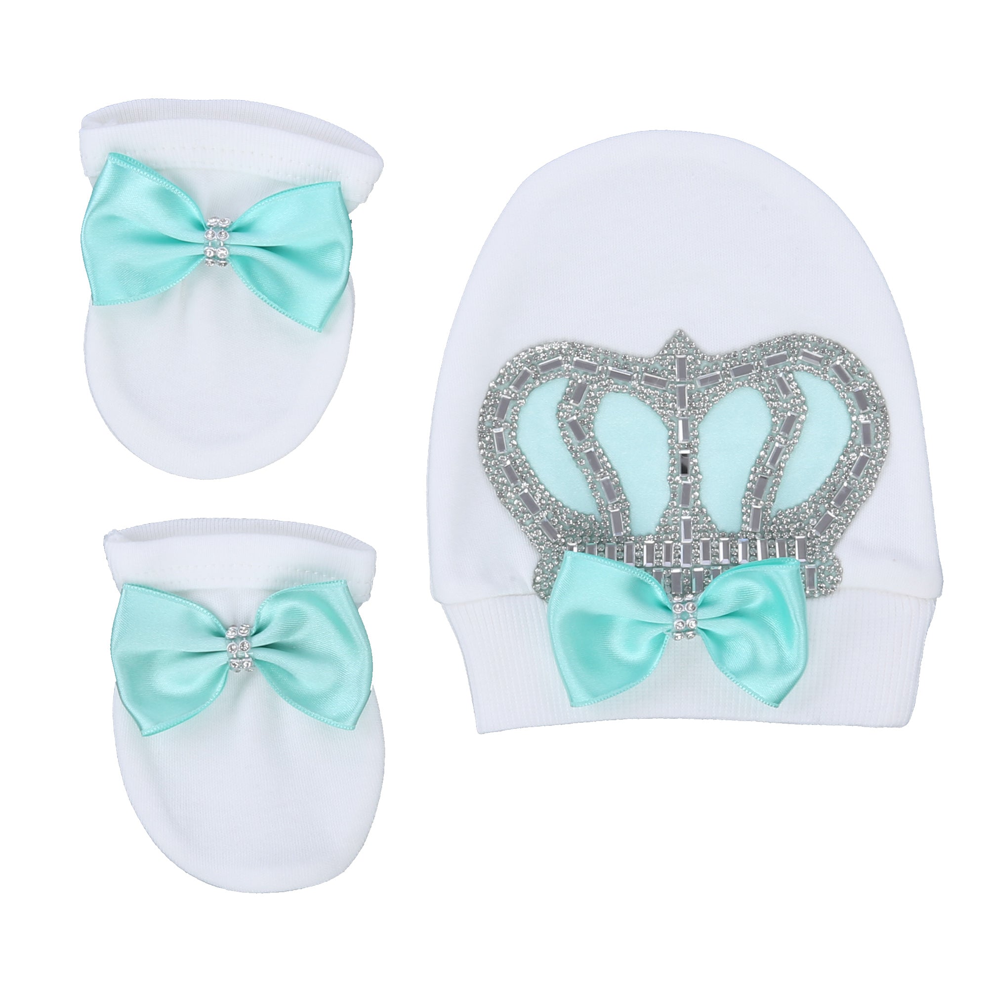 Frosted Mint Crown Set