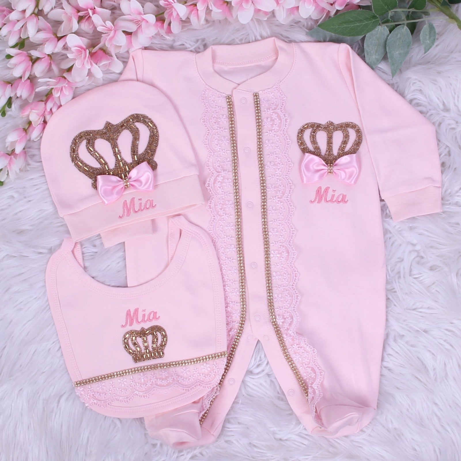 Conjunto de pétalos de princesa radiante para niña