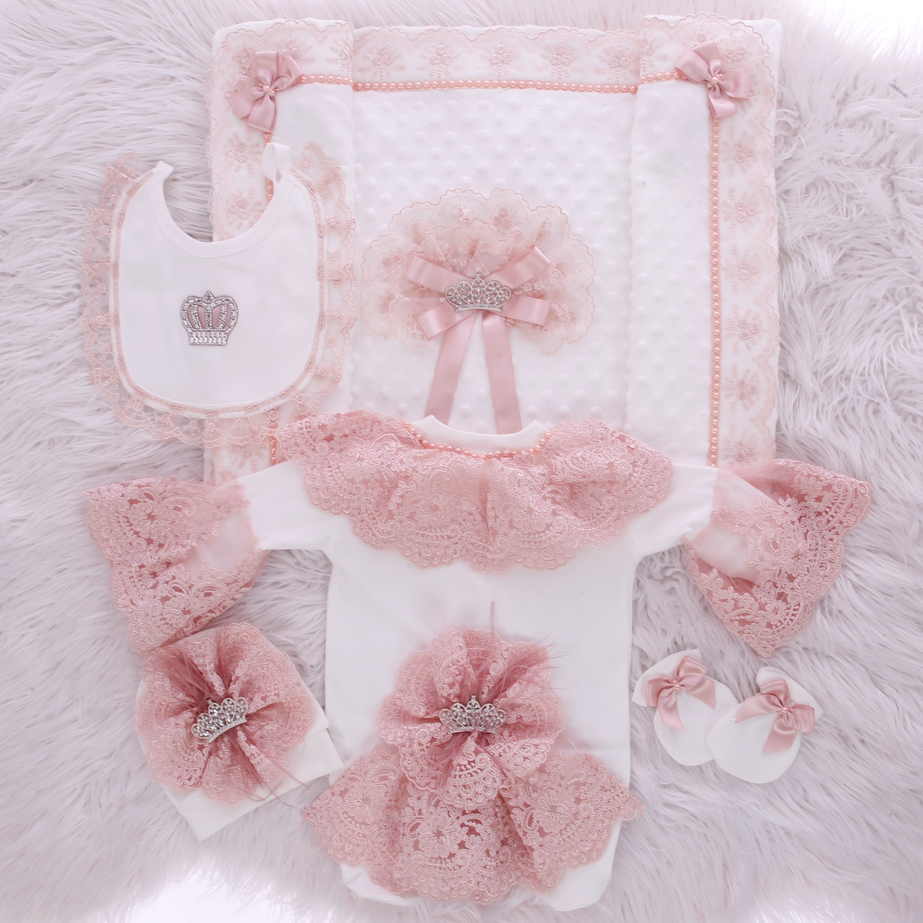 Conjunto de princesa Bliss de ángel real rosa