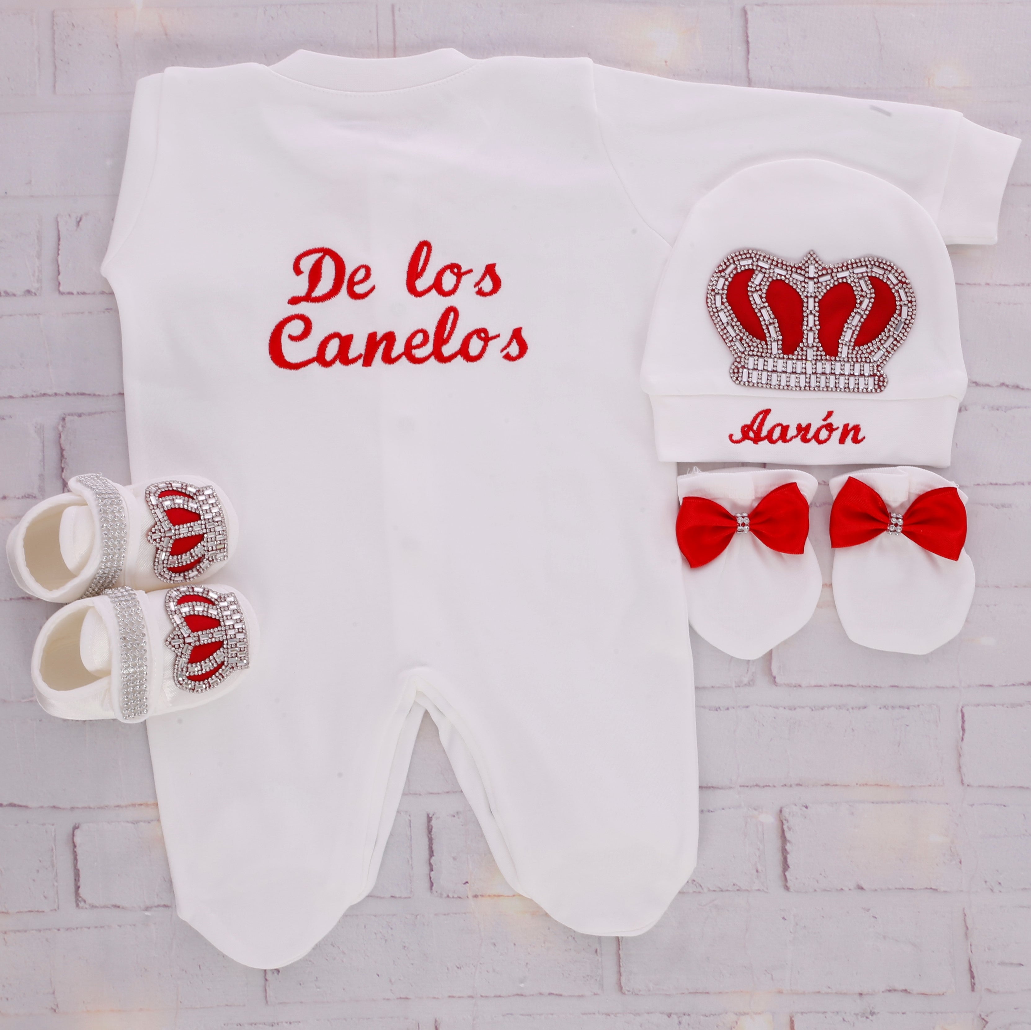 Conjunto de bebé Princesa Red Grace