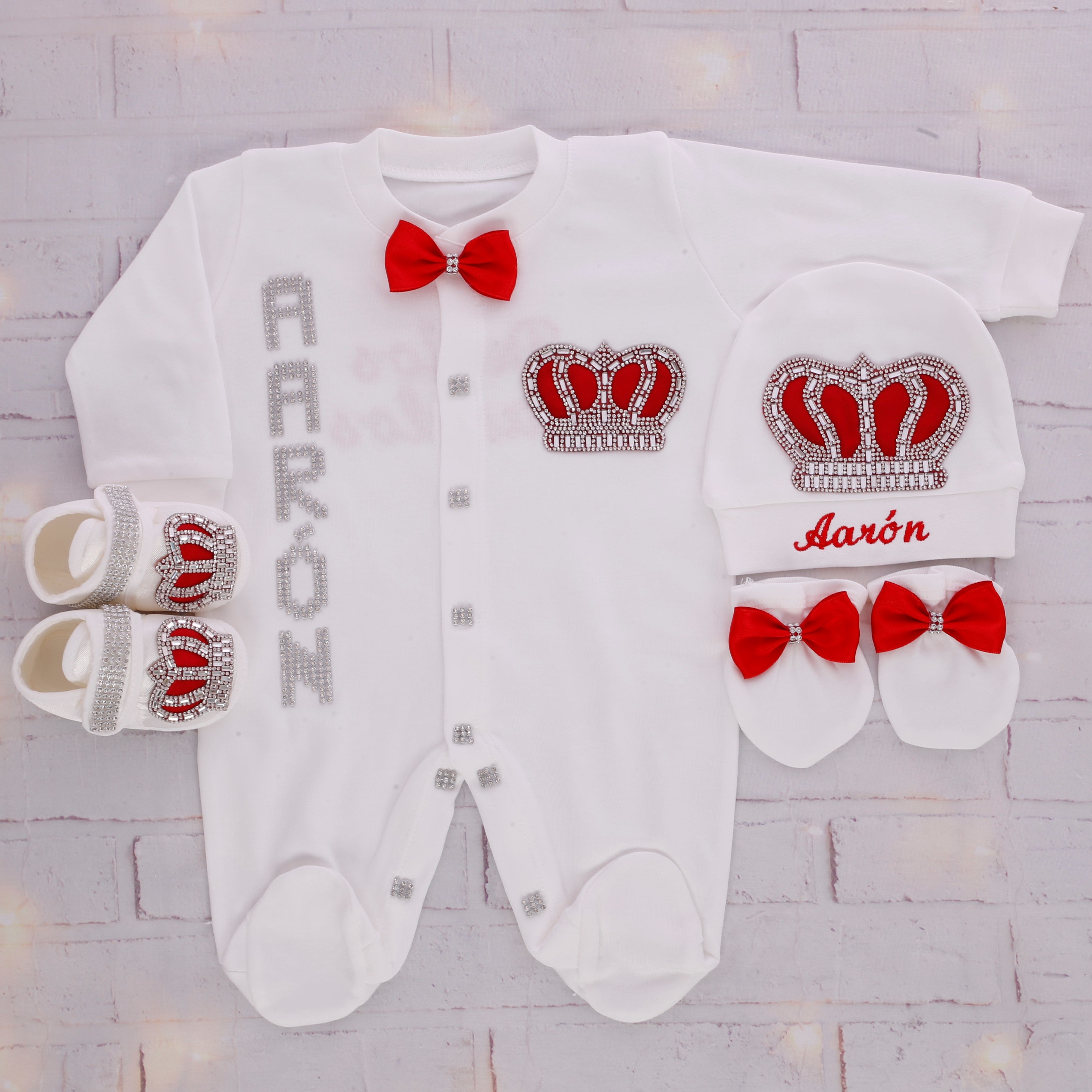 Conjunto de bebé Princesa Red Grace