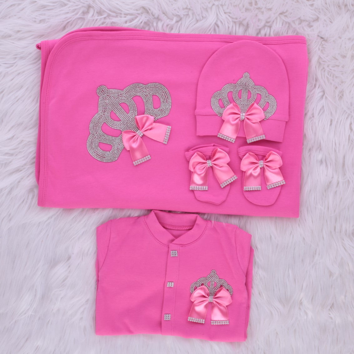 Conjunto rosa para niña Royal Promise