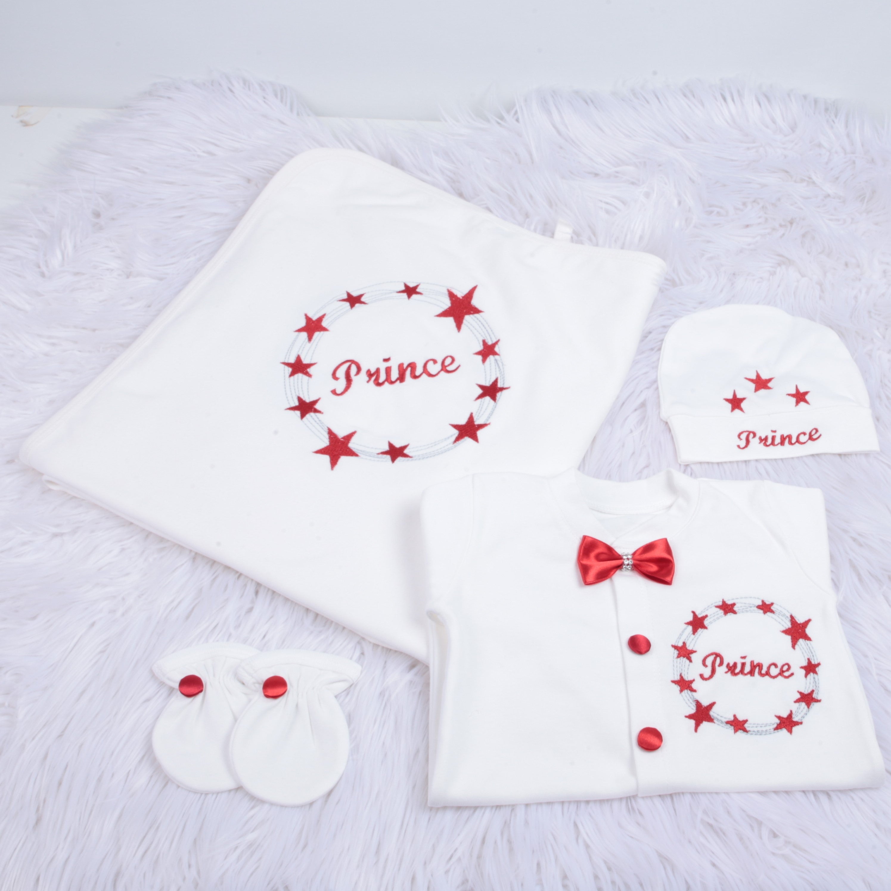 Conjunto para bebé Príncipe Estrella Roja