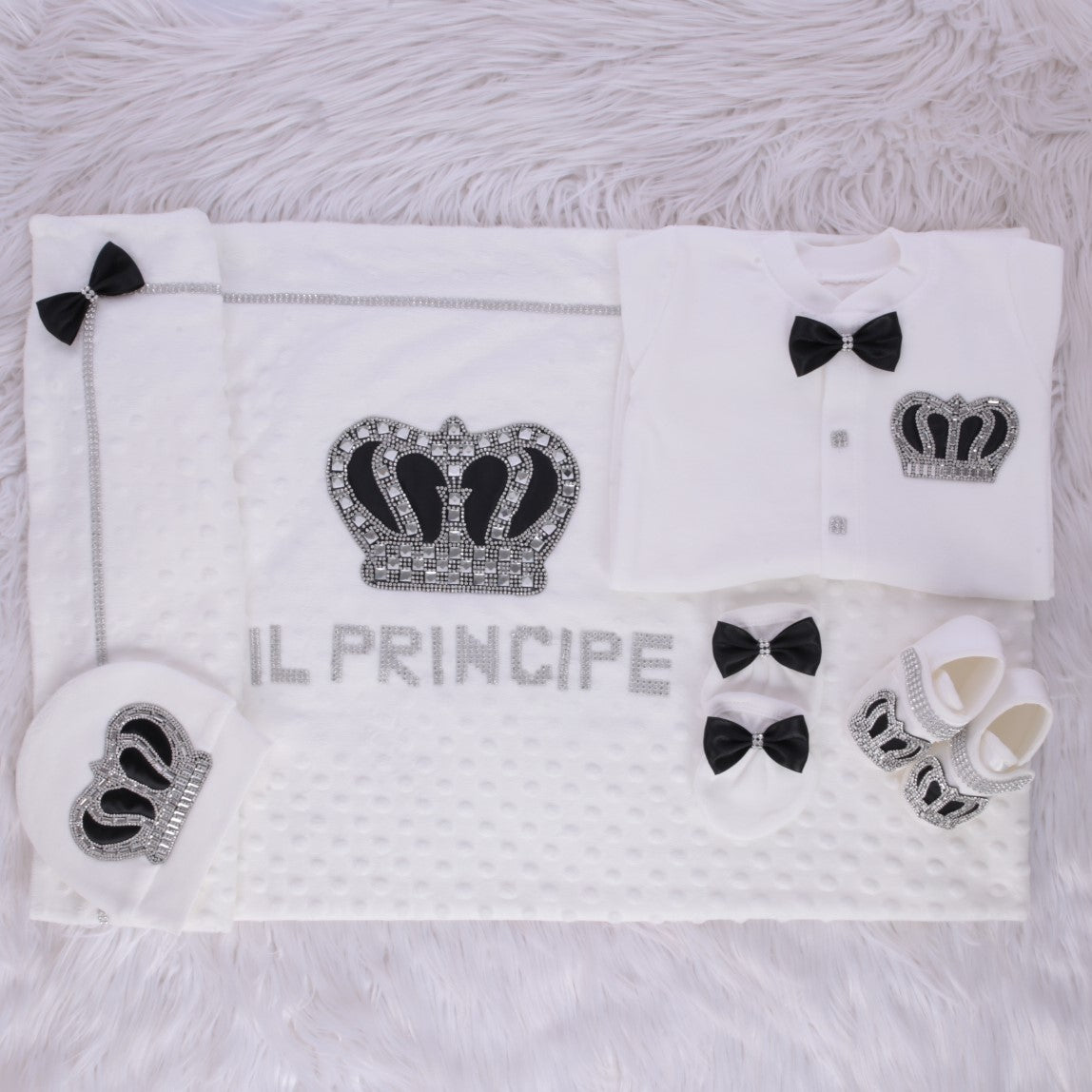 Conjunto para bebé niño de Black Crown Royal