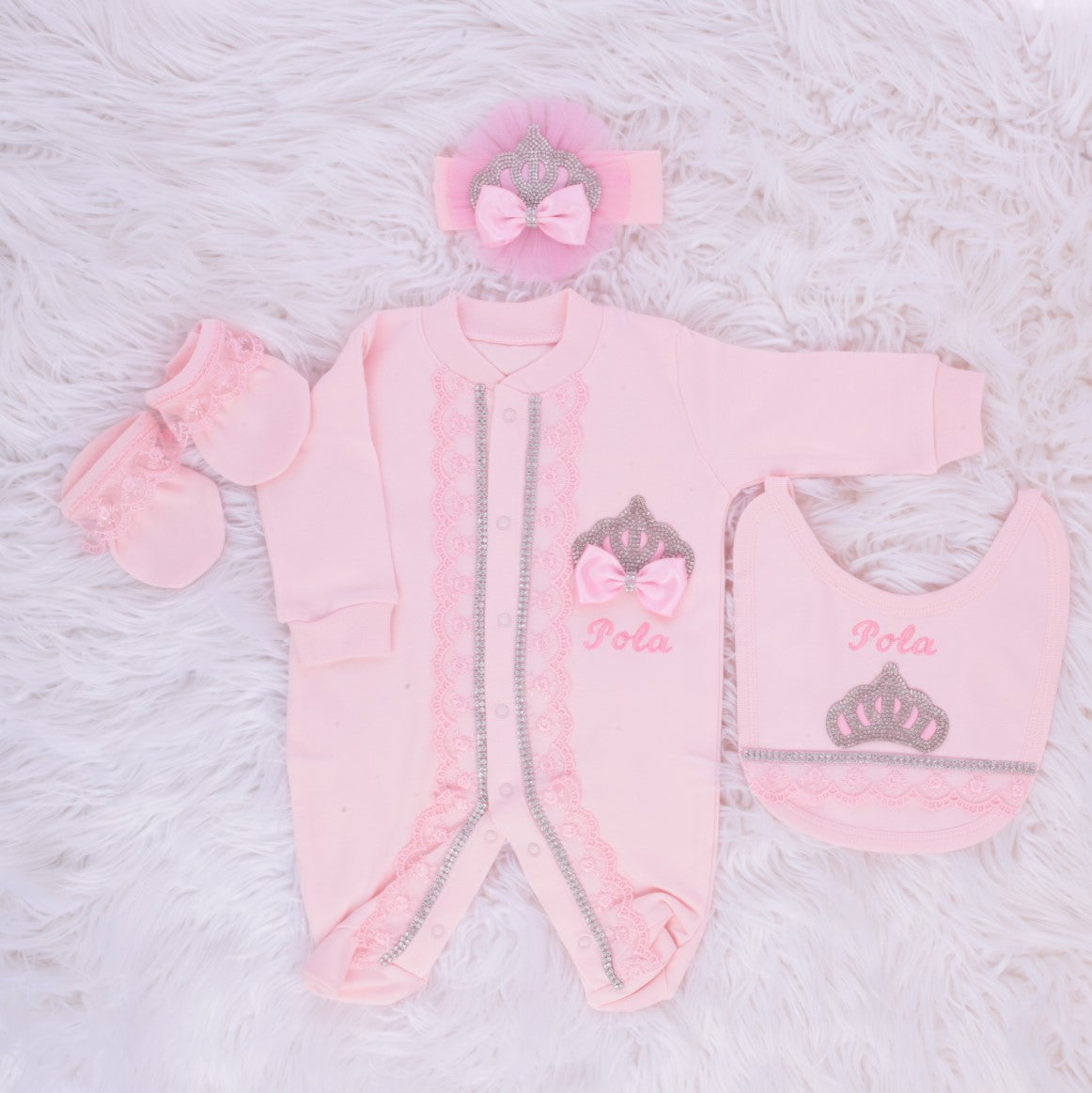 Wild Pink Duchess Baby Set