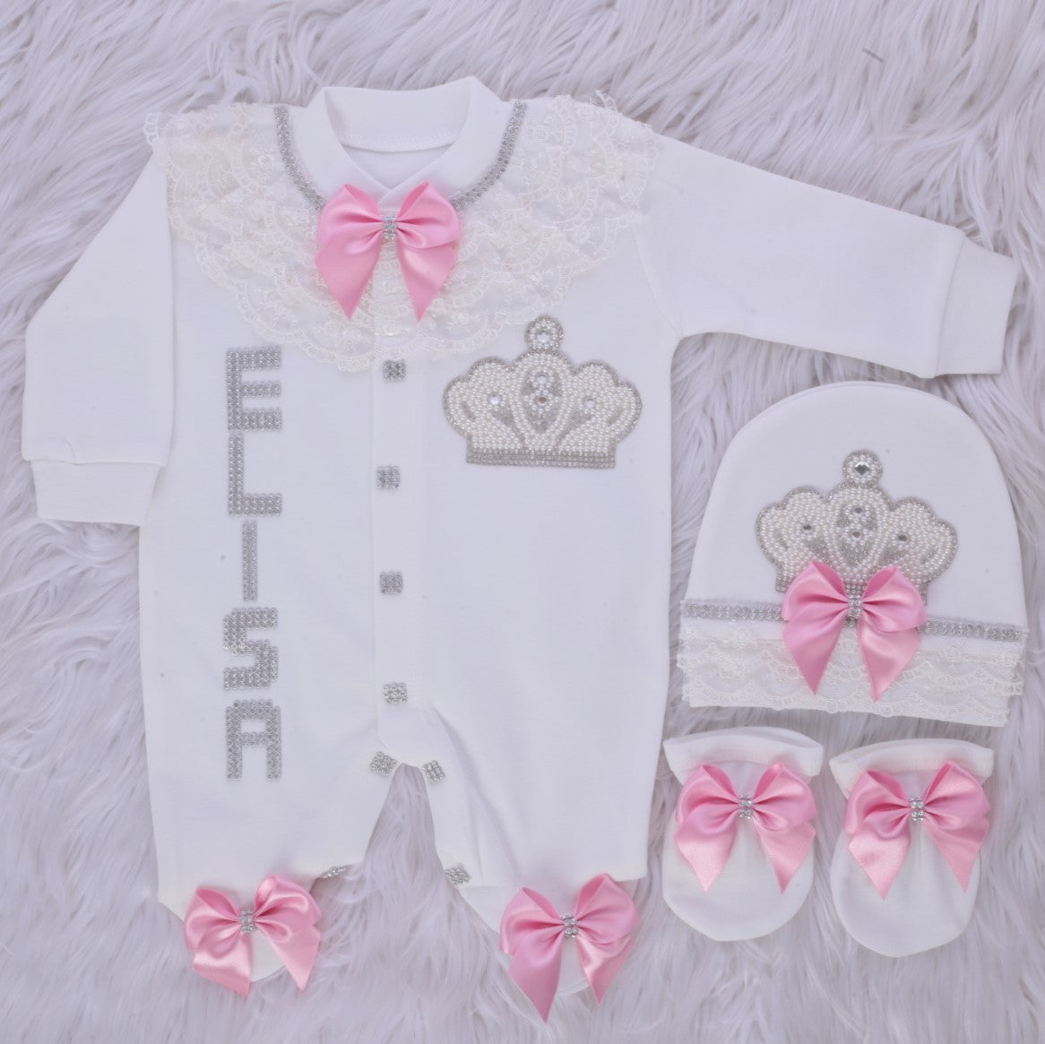 Conjunto de dijes Blush Queen