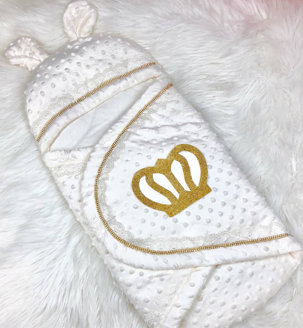 Majestic Gold Crown Swaddle