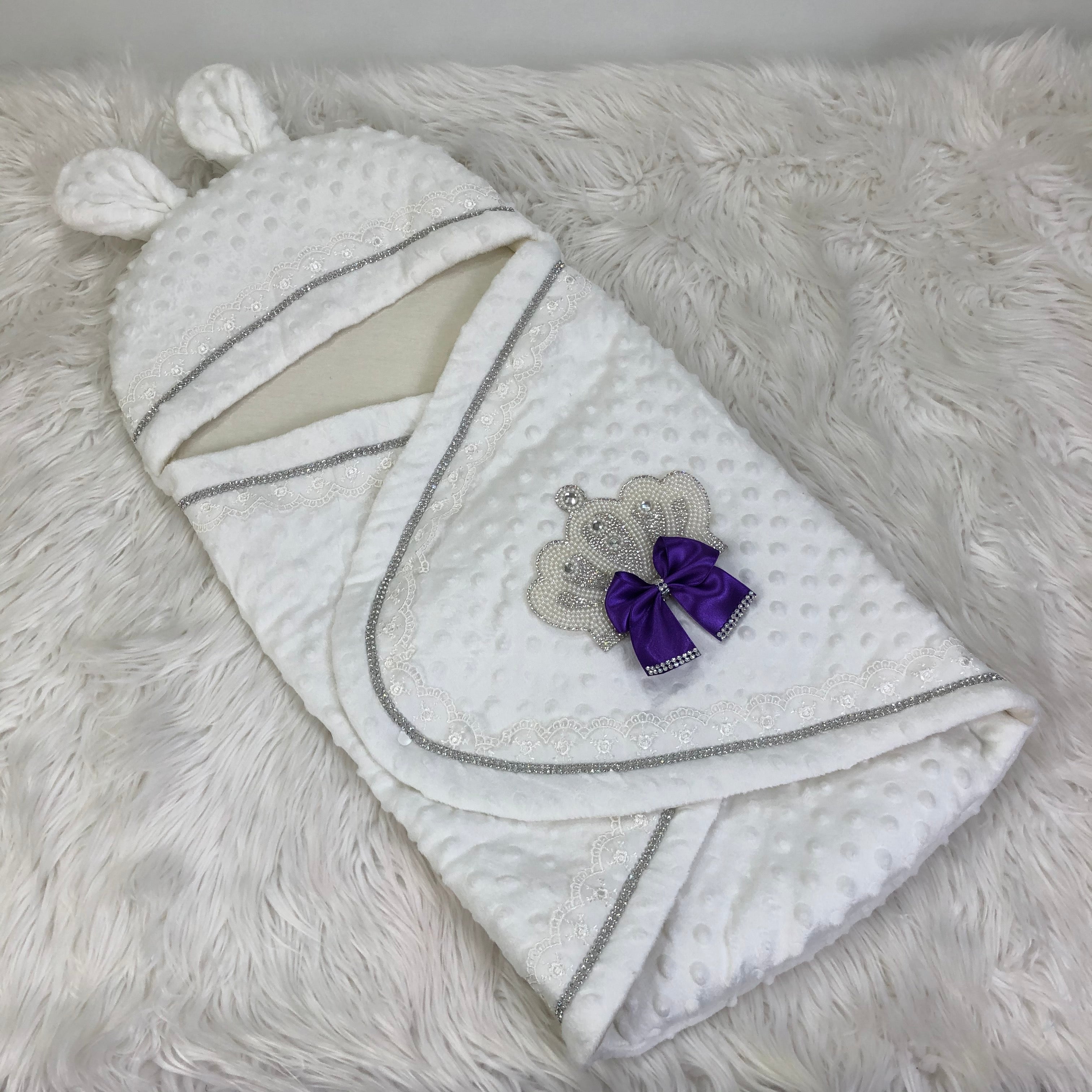 Purple Jewel Luxe Swaddle