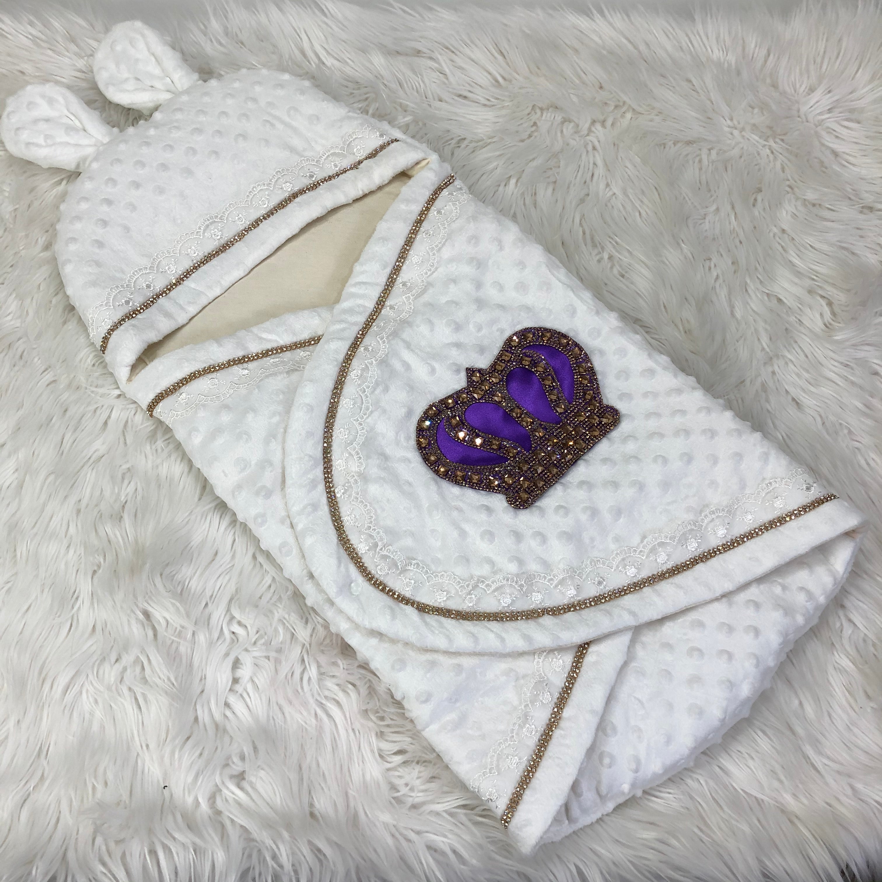 Lavender Crown Snuggle Swaddle