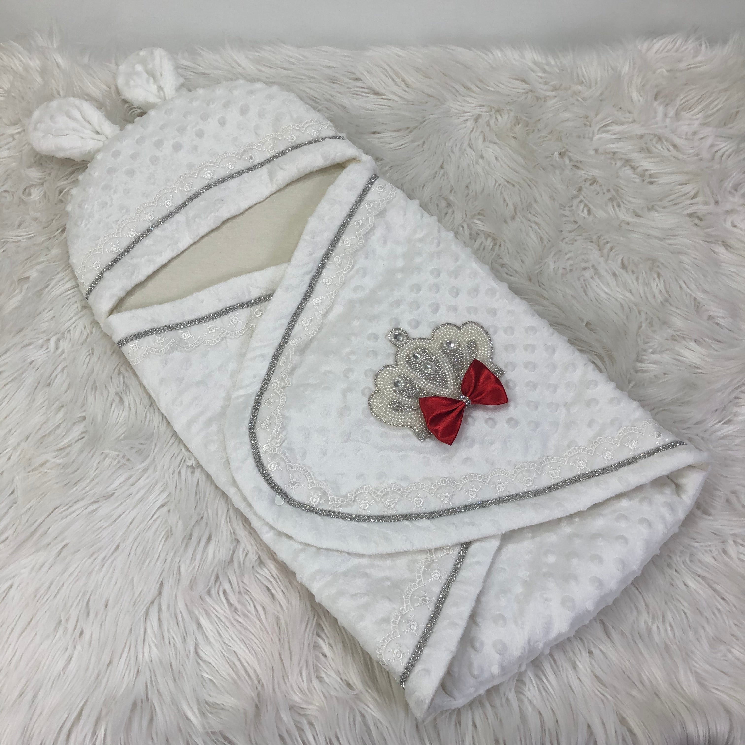 Scarlet Monarch Snuggle Swaddle