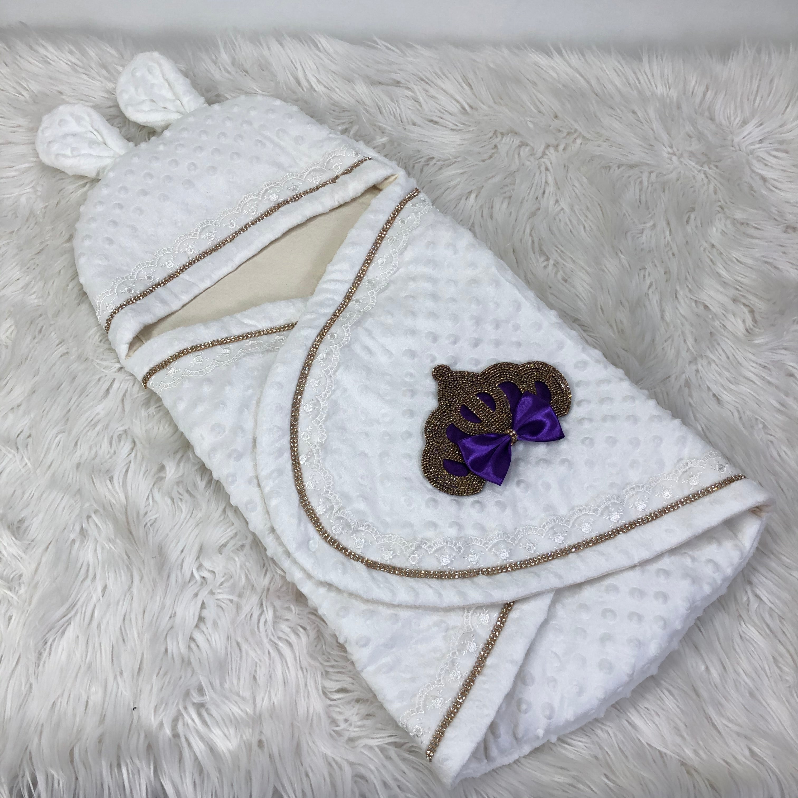 Purple Monarch Comfort Swaddle