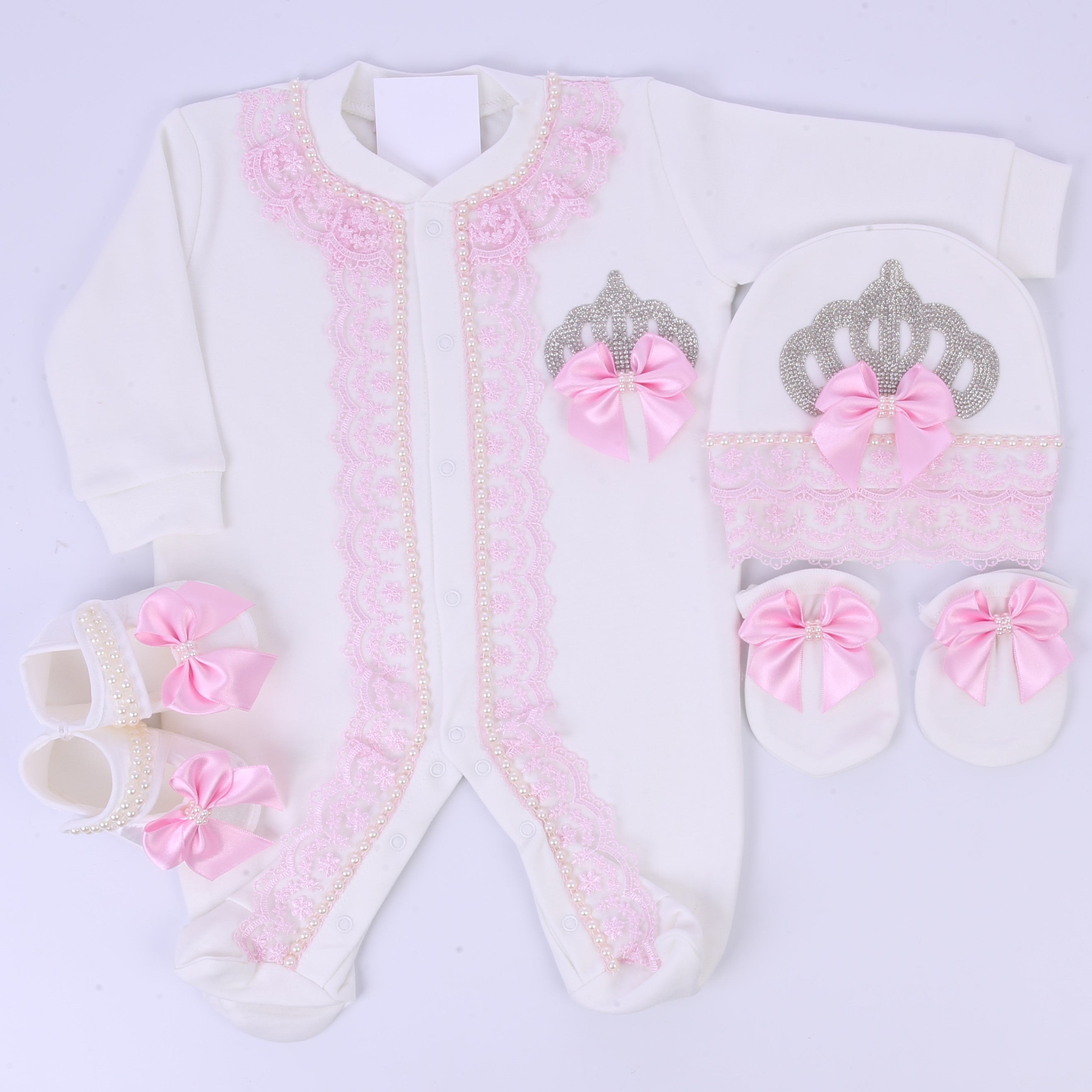 Princess Blush Crown Set