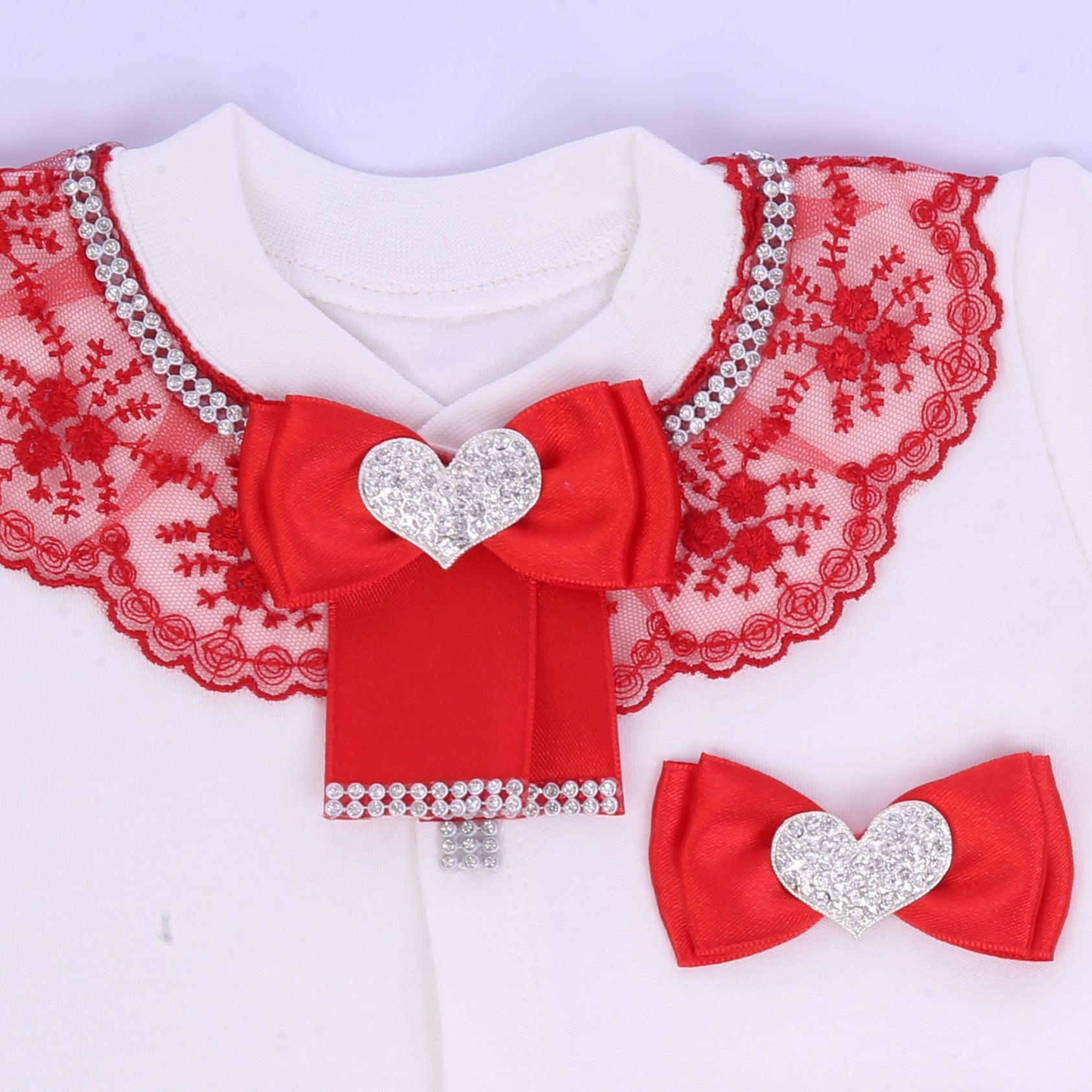 Crown of Hearts Baby Set