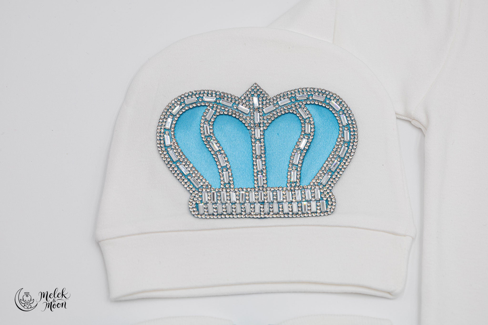 Sky Blue Crown Little Prince Set