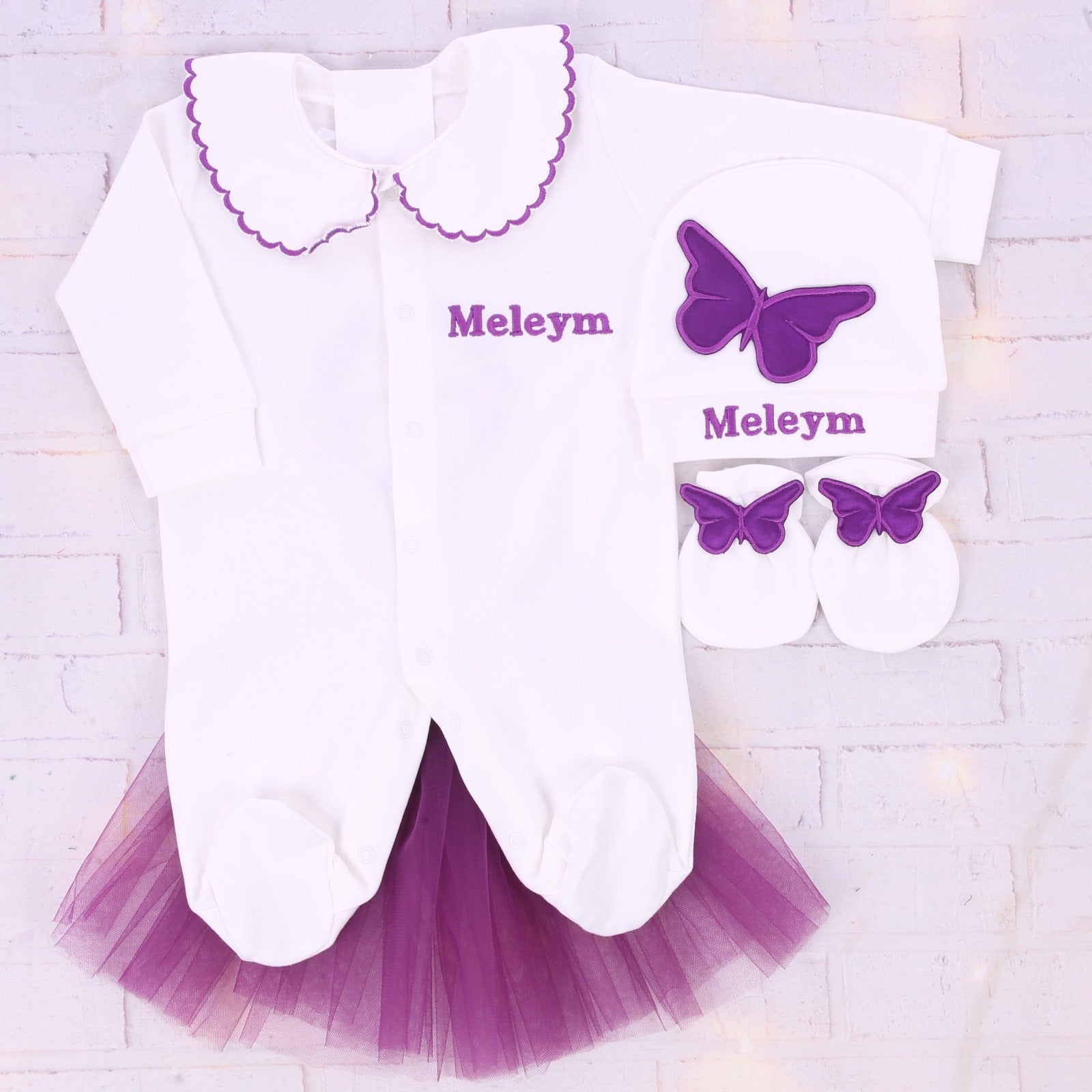 Elegant Plum Princess Set