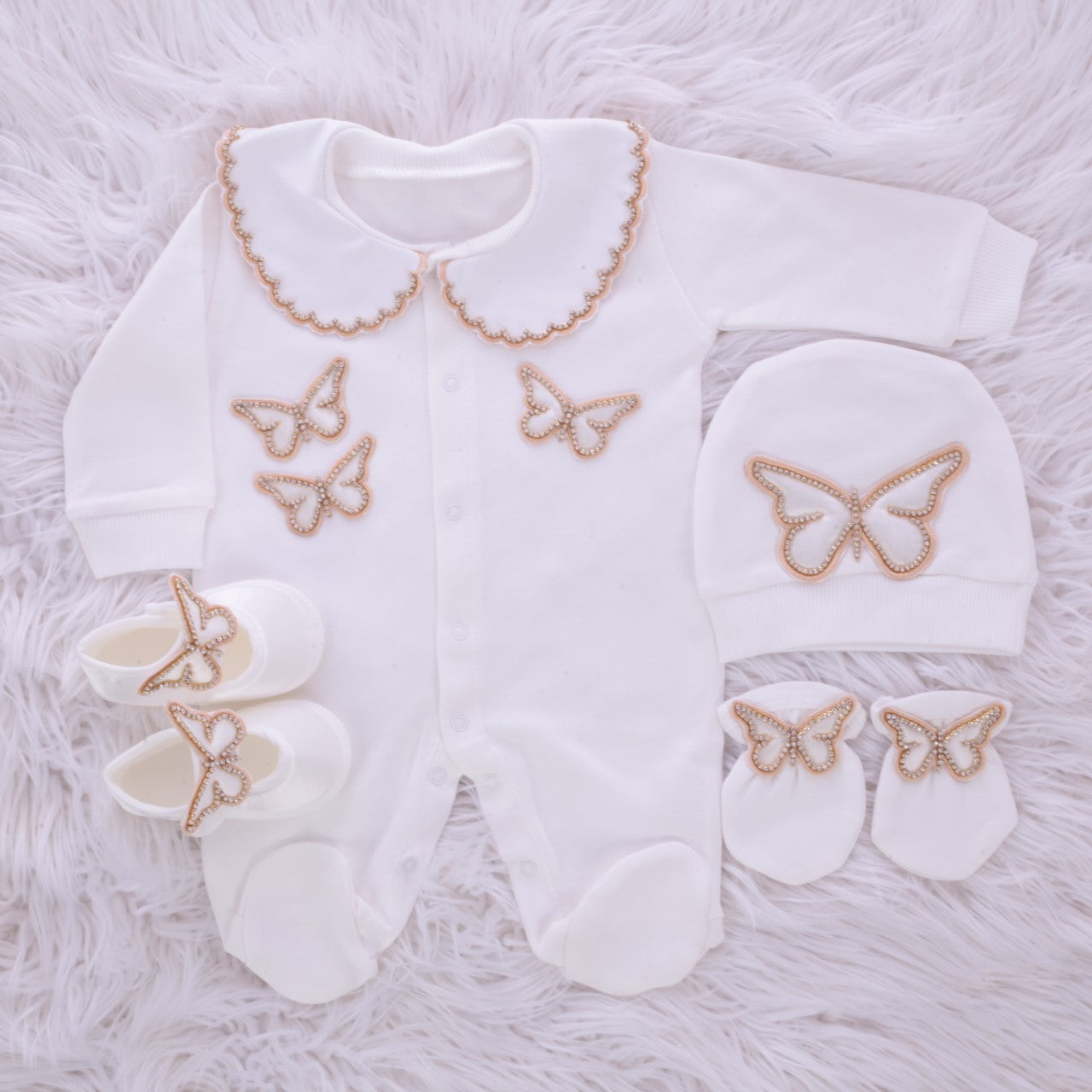 Delicate Butterfly Charm Set