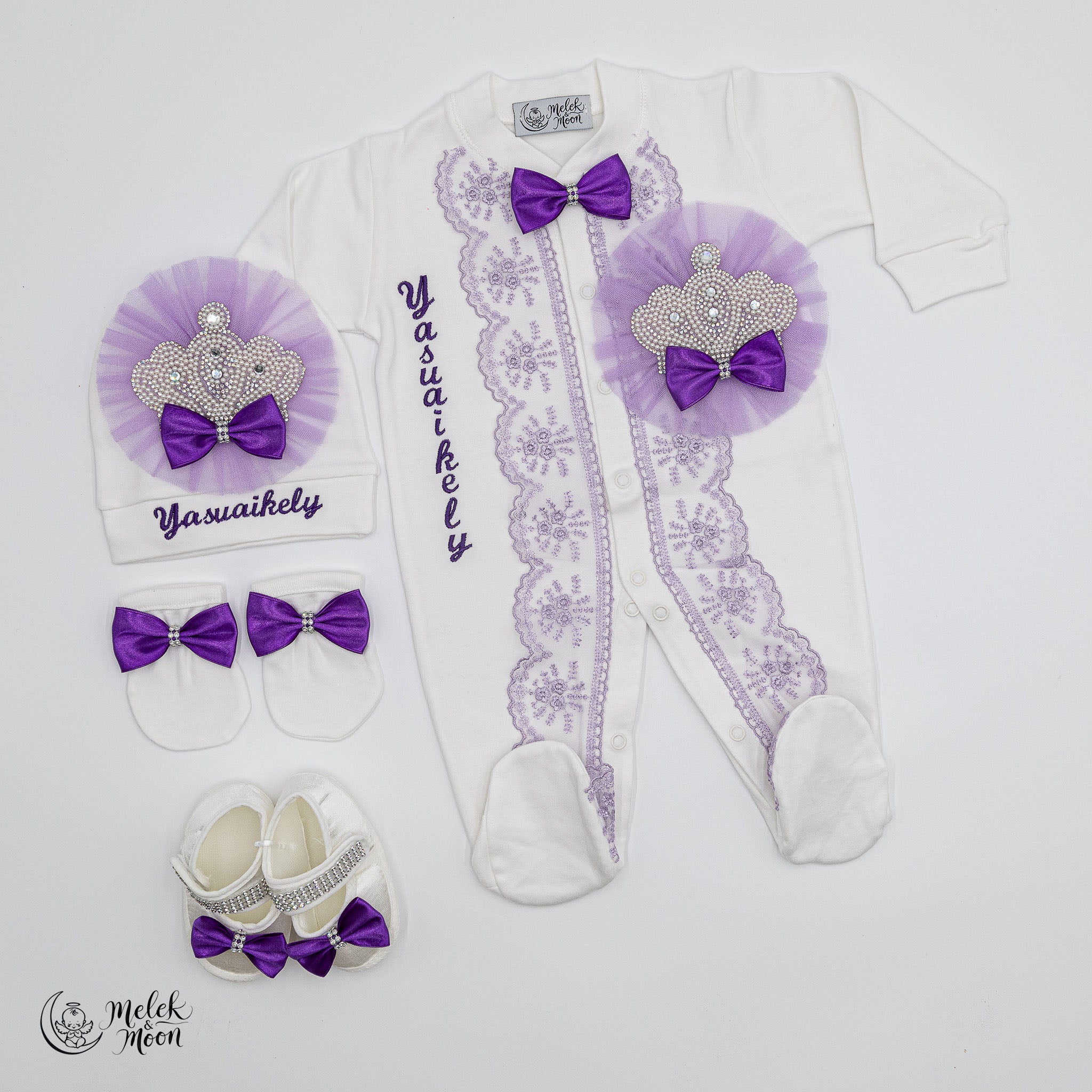 Lavender Tutu Crown Princess Set