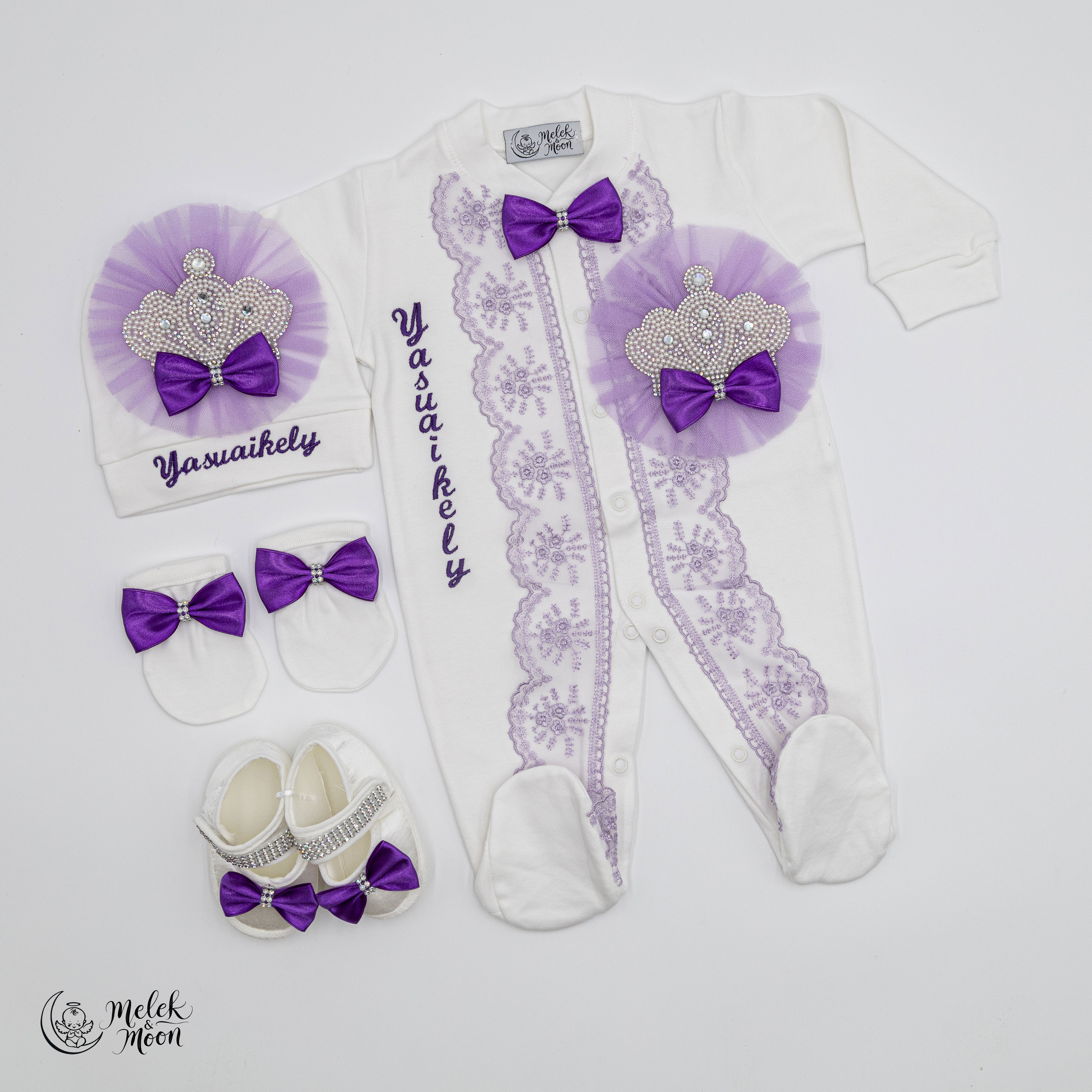 Lavender Tutu Crown Princess Set