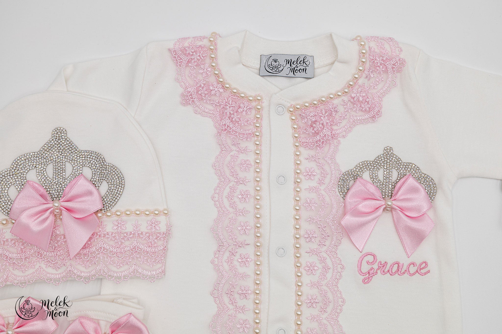 Princess Blush Crown Set