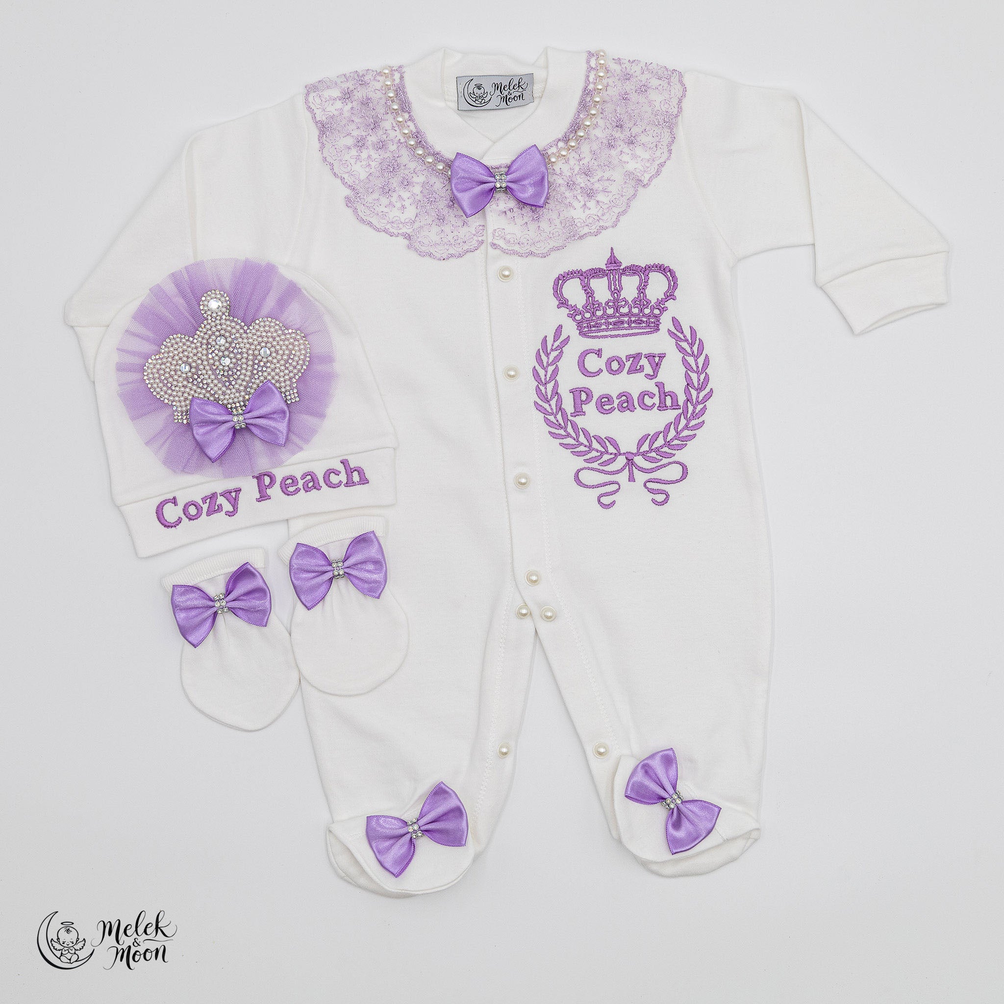 Majestic Violet Blossom Set