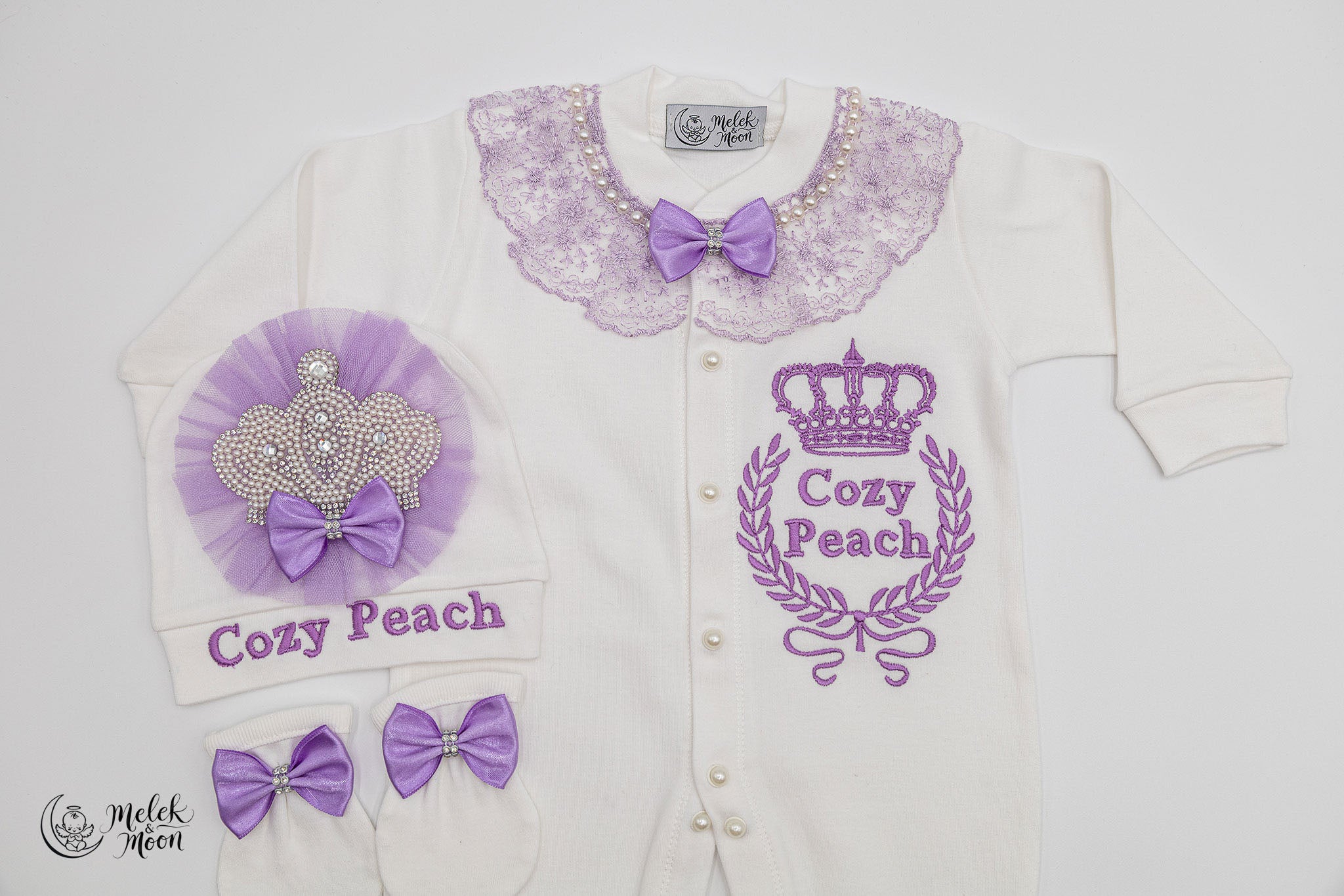 Majestic Violet Blossom Set