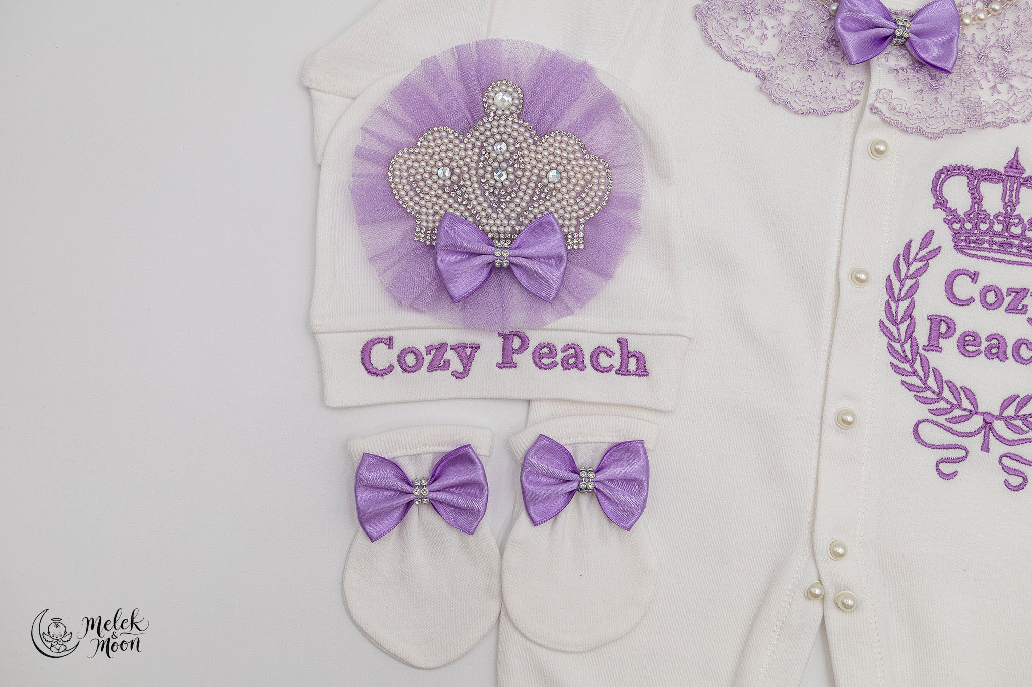 Majestic Violet Blossom Set