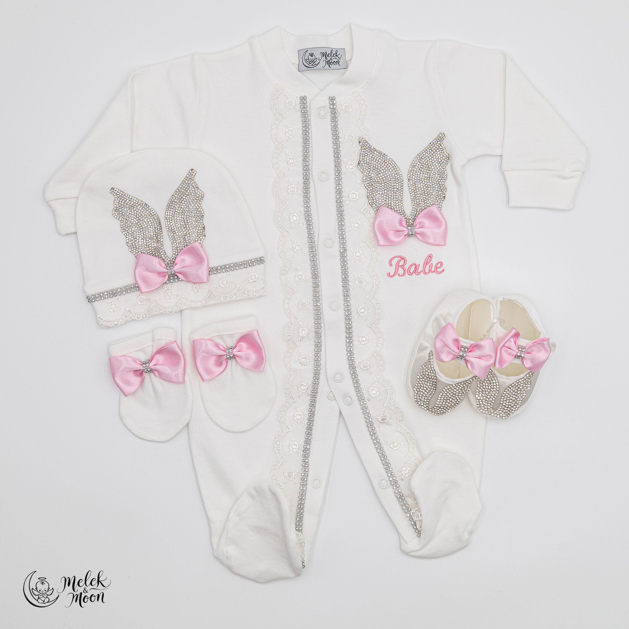 Sparkling Angel Wings Princess Set