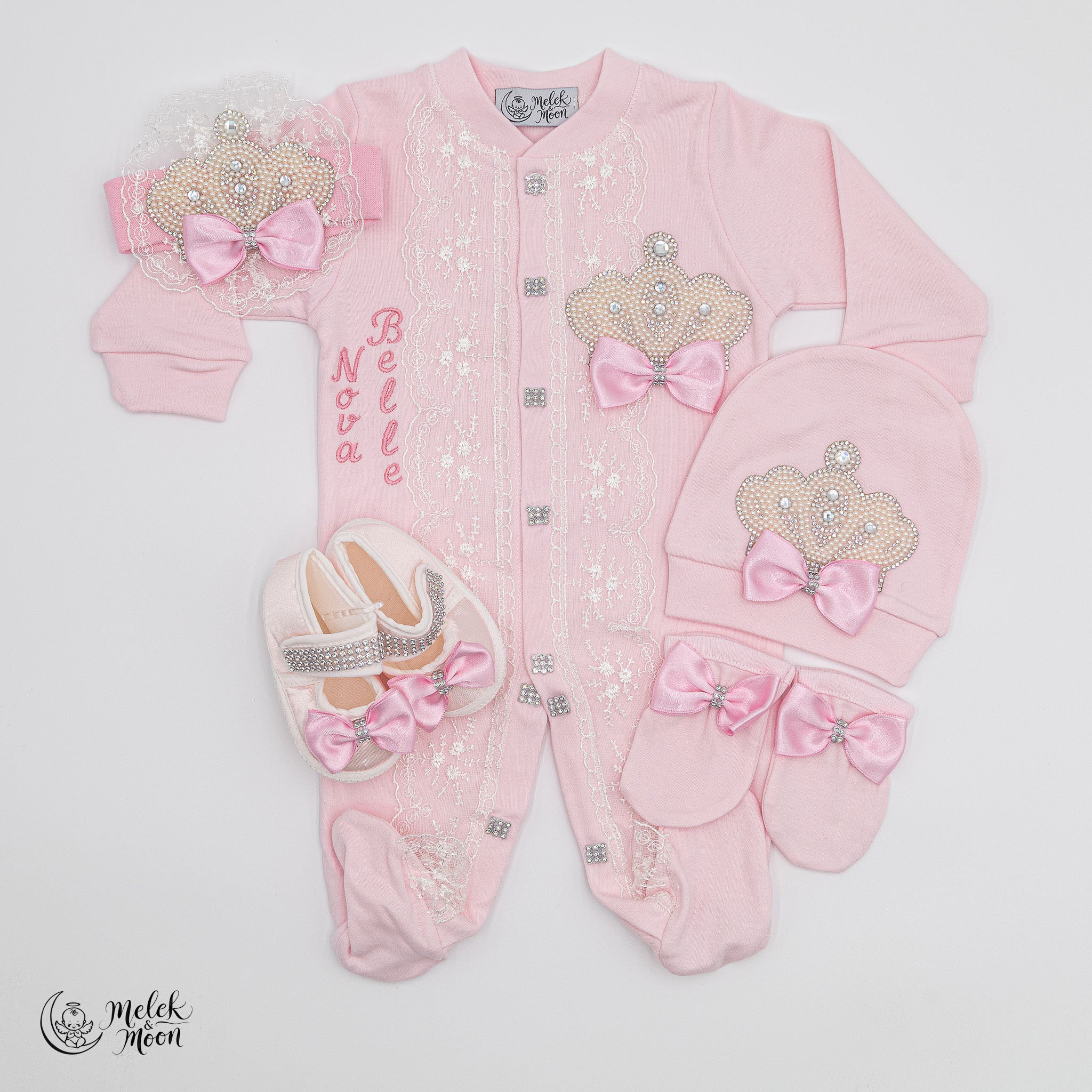 Blush Bloom Crown Set