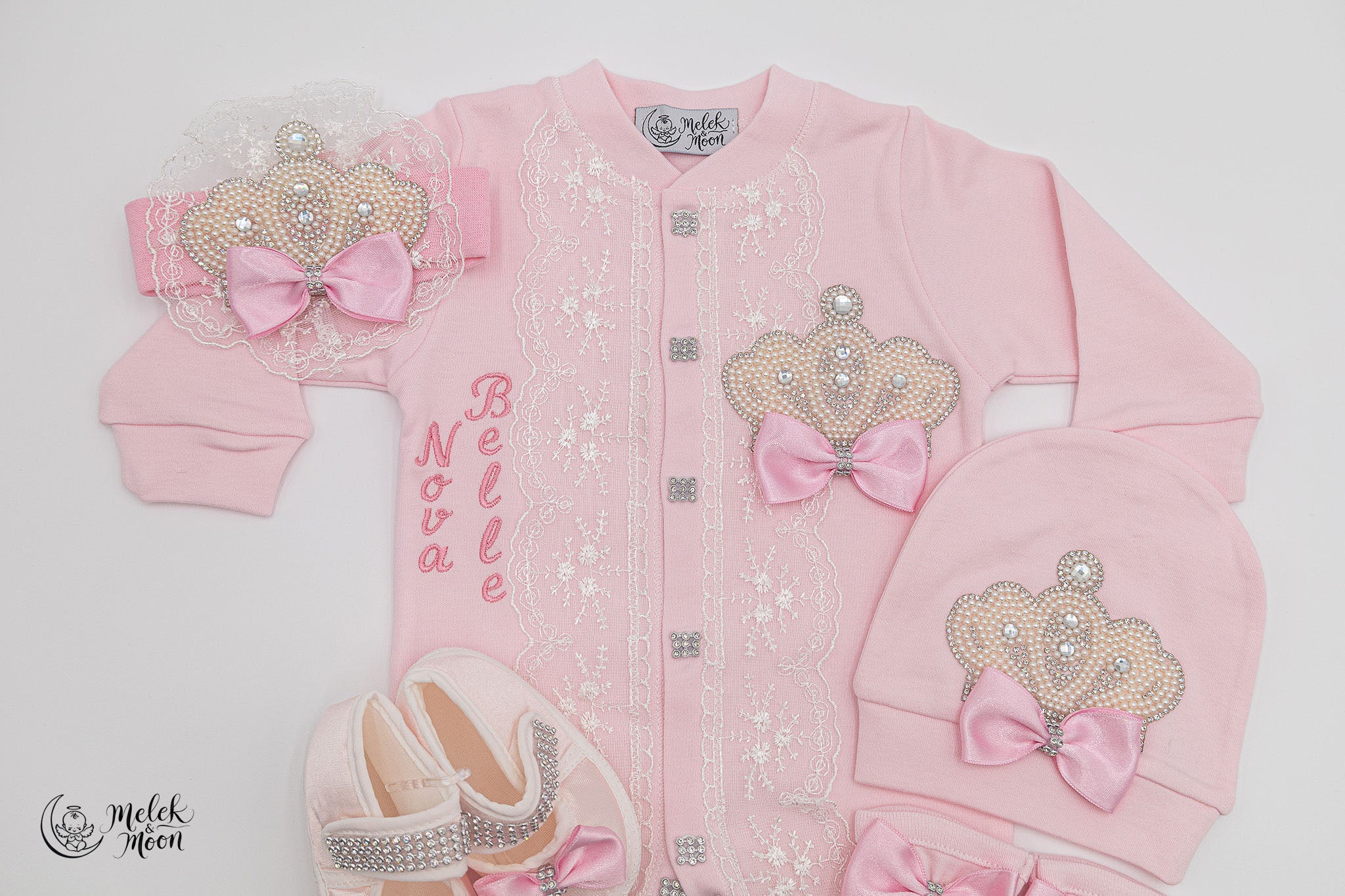 Blush Bloom Crown Set
