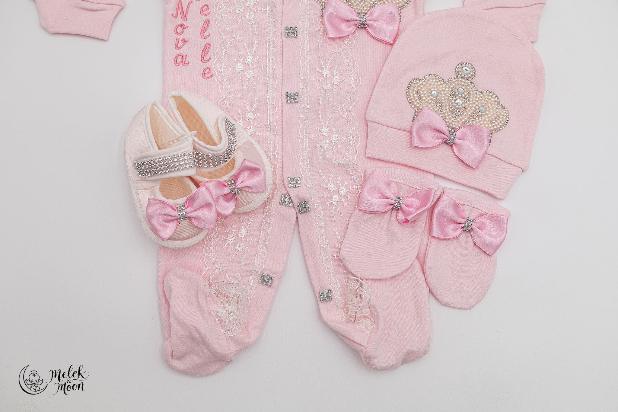 Blush Bloom Crown Set