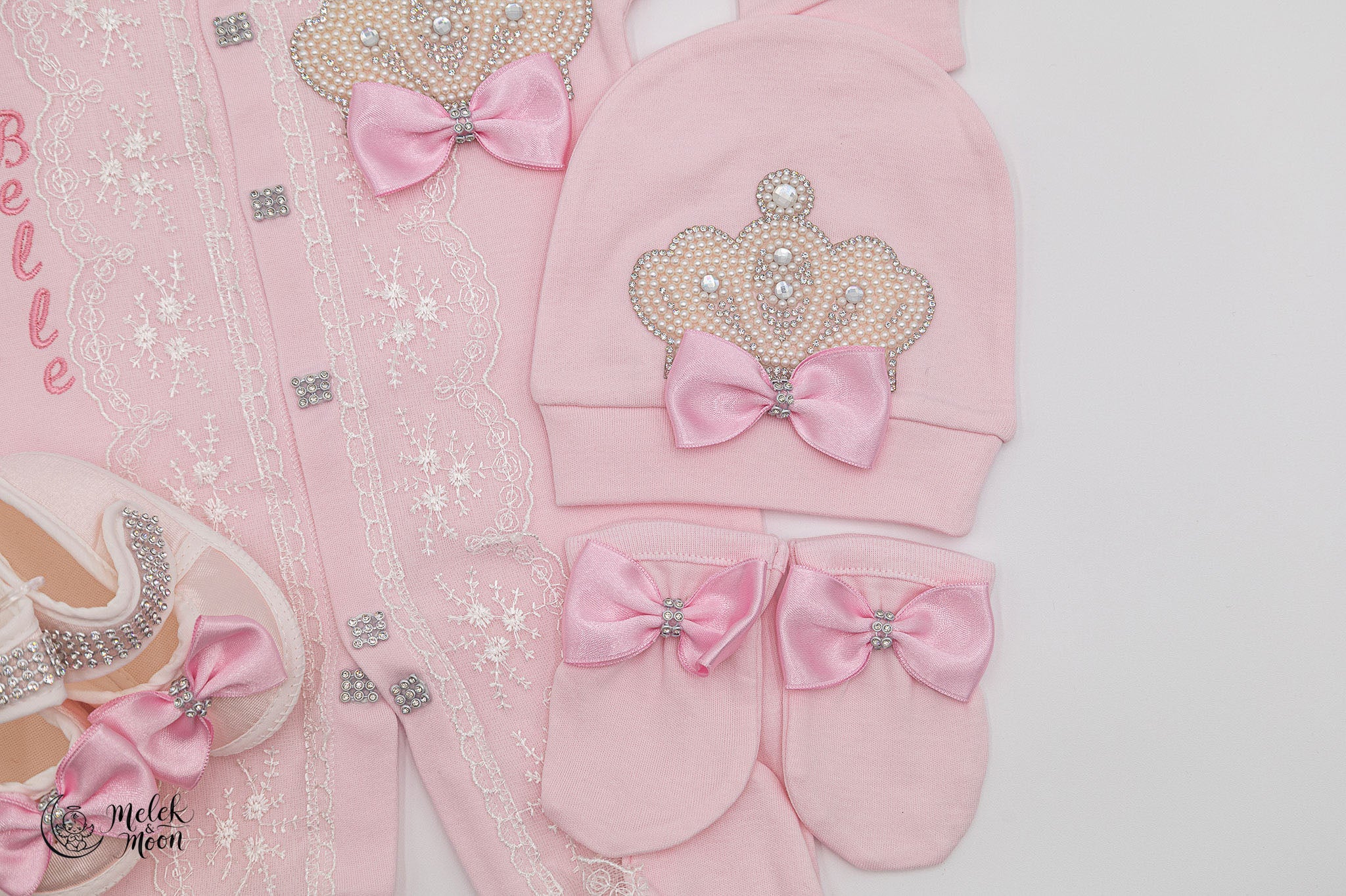 Blush Bloom Crown Set