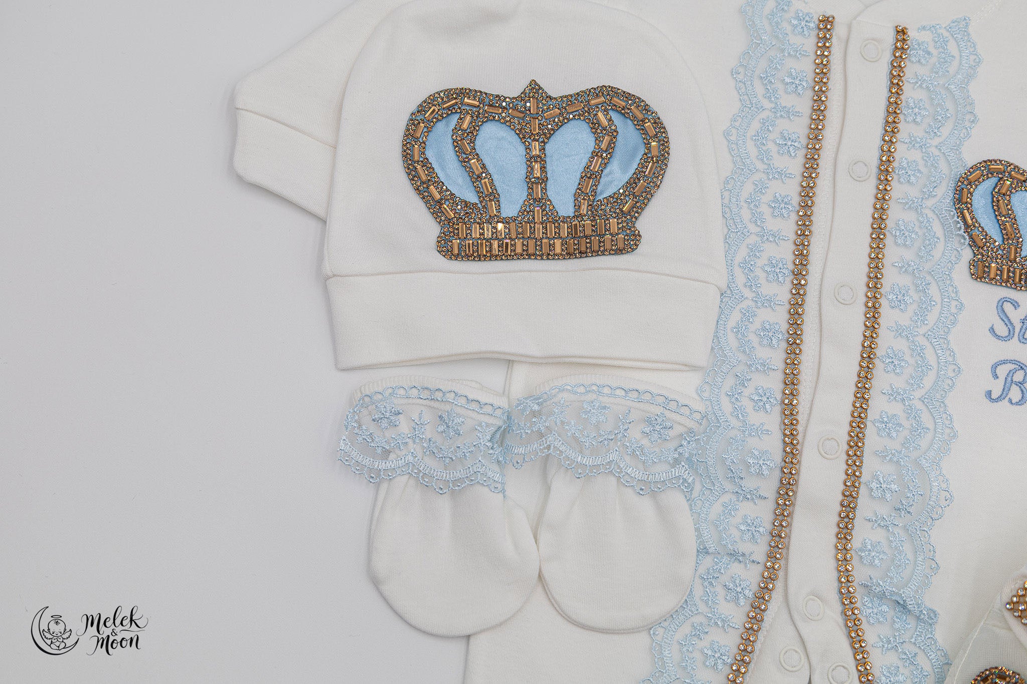 Tenue de nouveau-né Snowy Azure