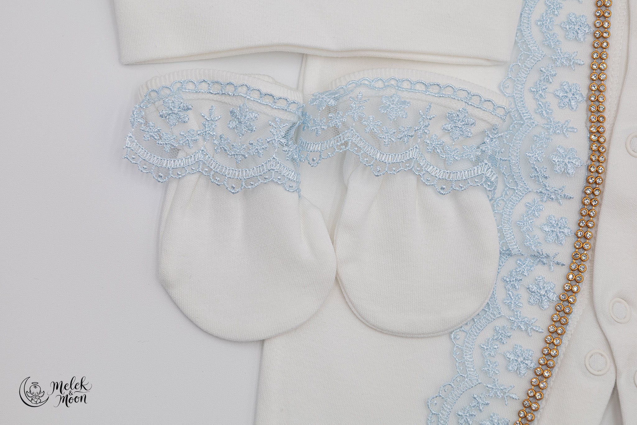 Tenue de nouveau-né Snowy Azure