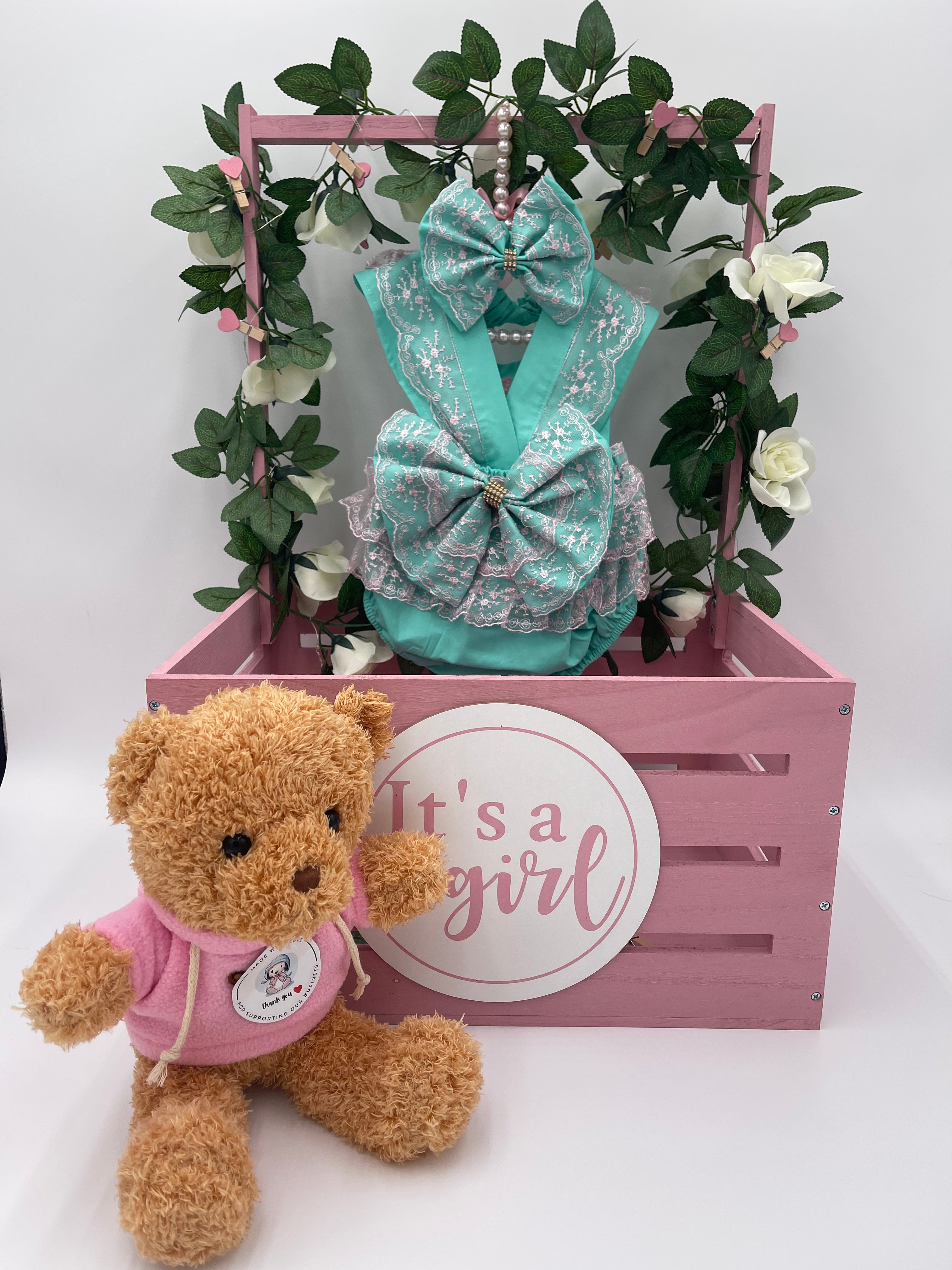 Ensemble adorable princesse turquoise