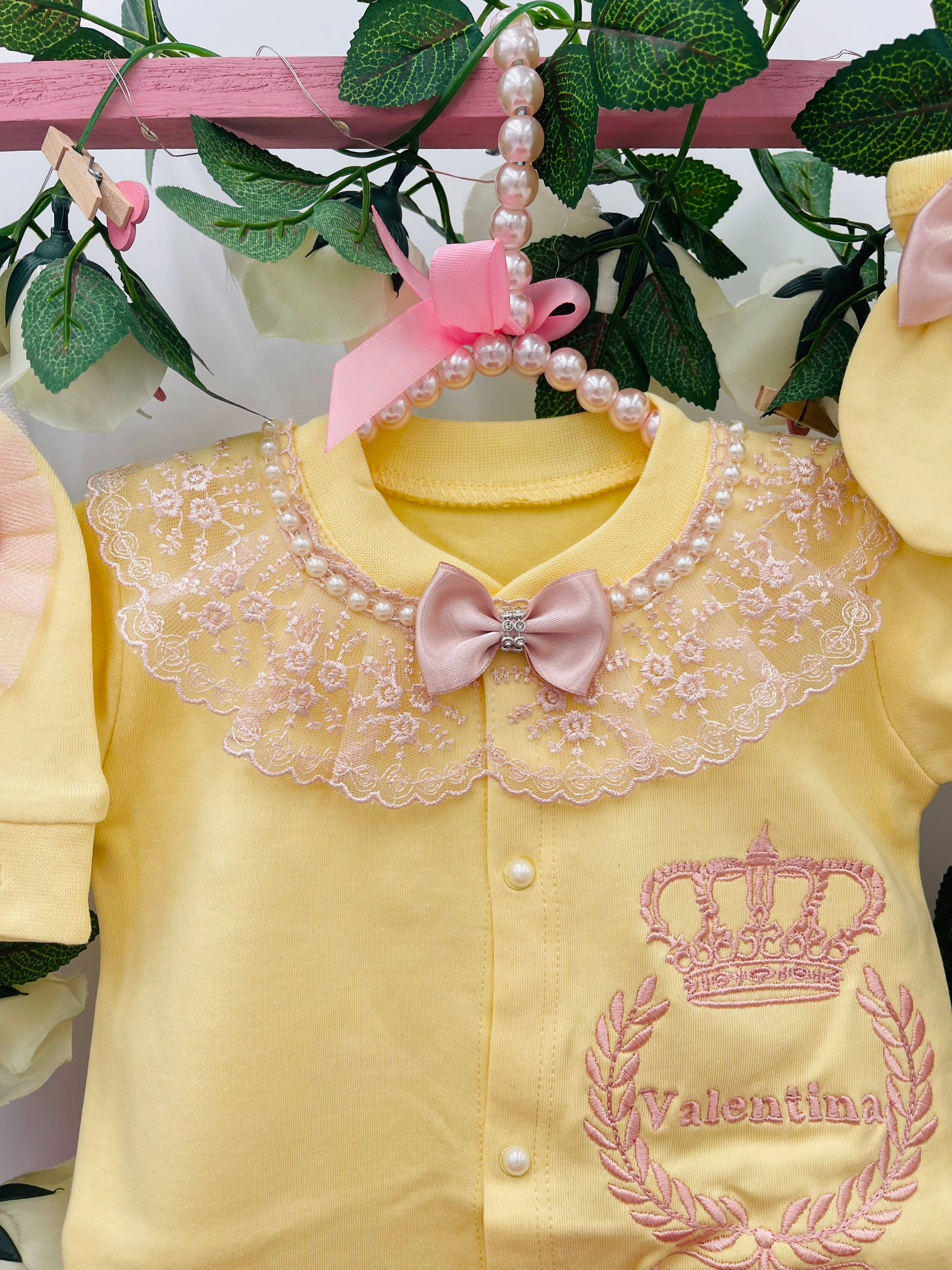 Yellow Royalty Princess Set