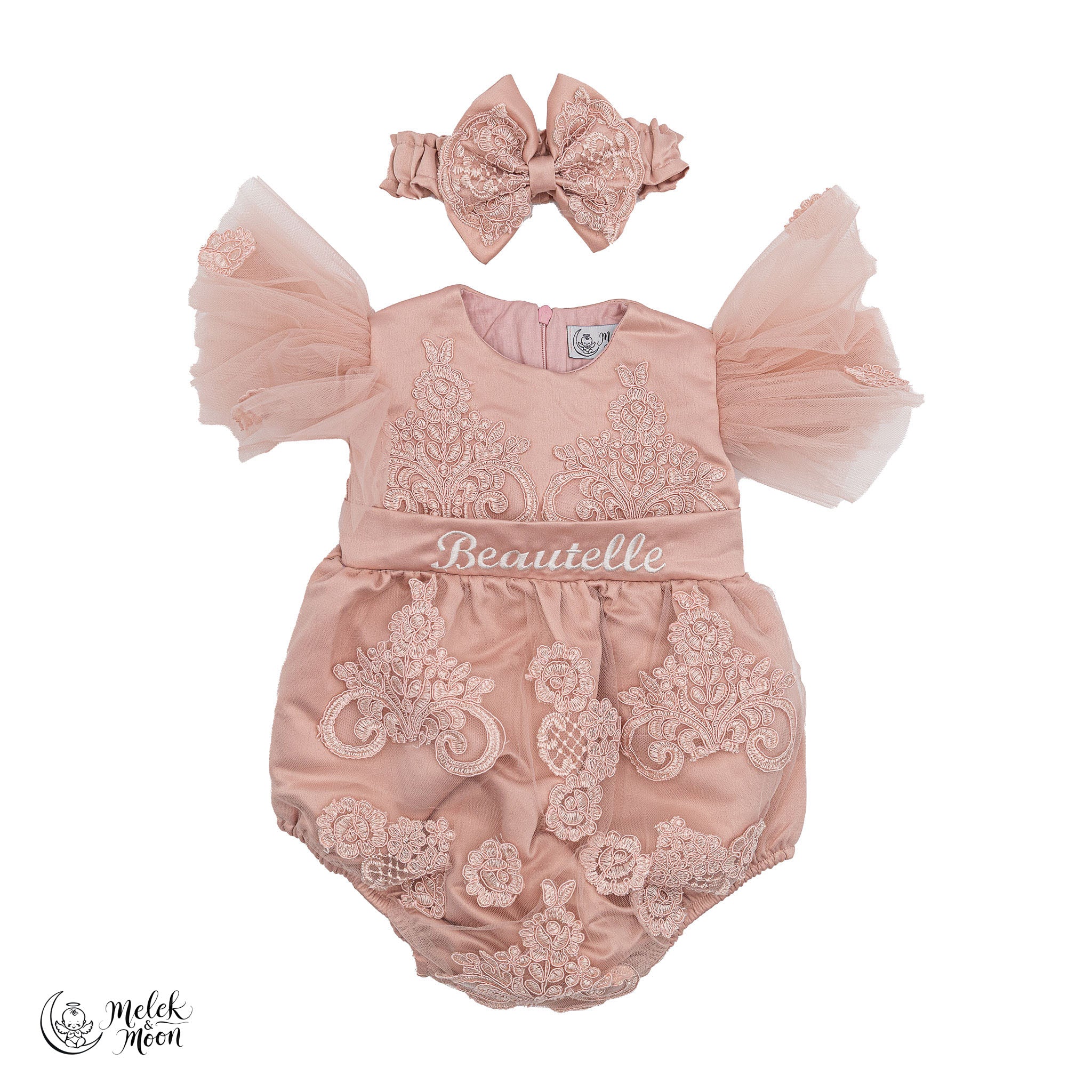 Blush Lace Tulle Angel Set