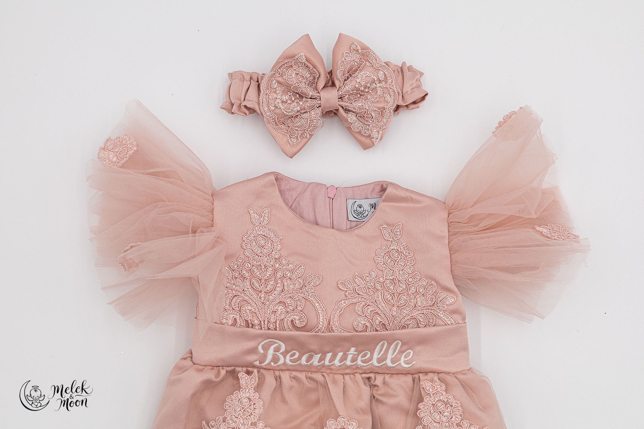 Blush Lace Tulle Angel Set