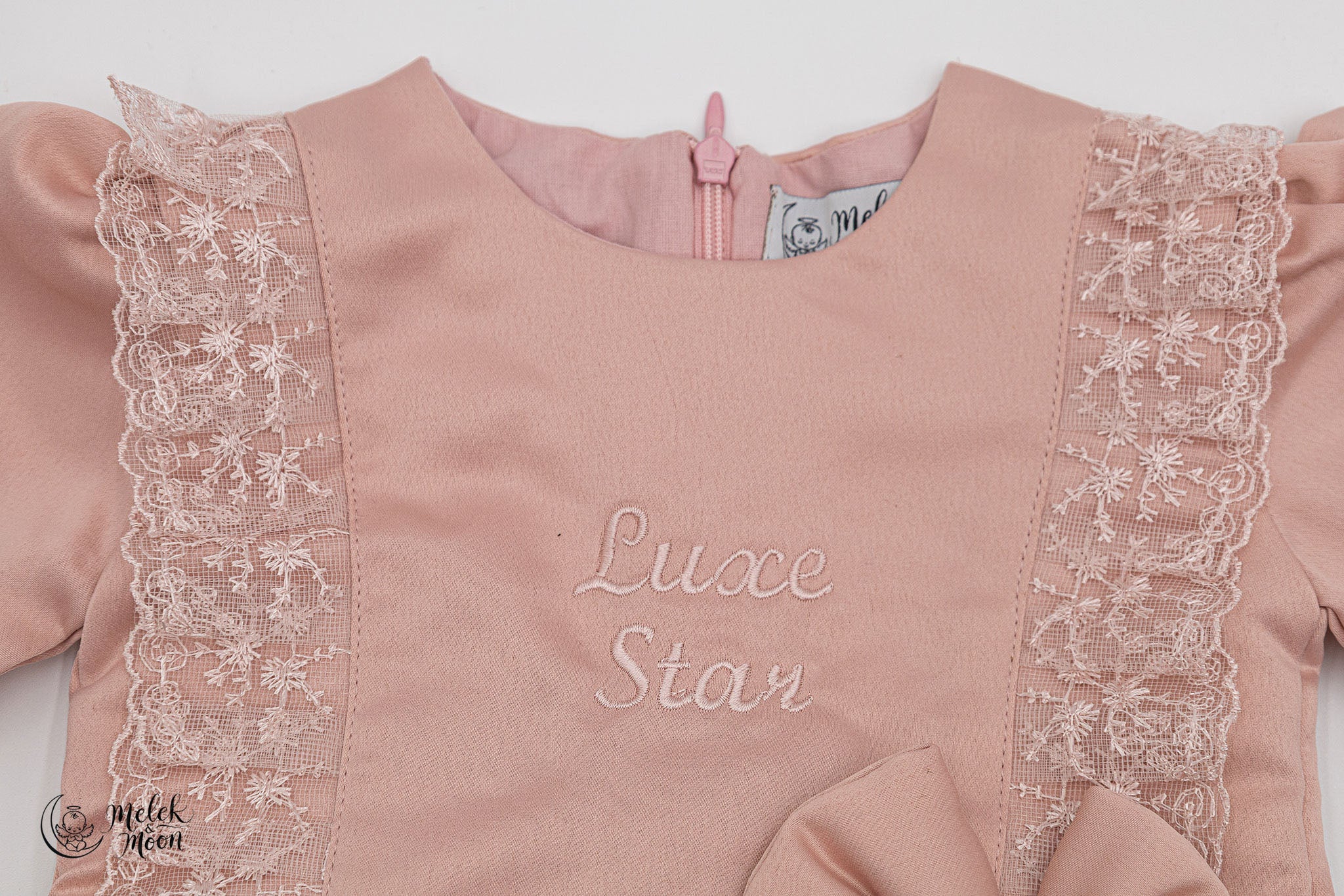 Soft Taupe Princess Bow Set