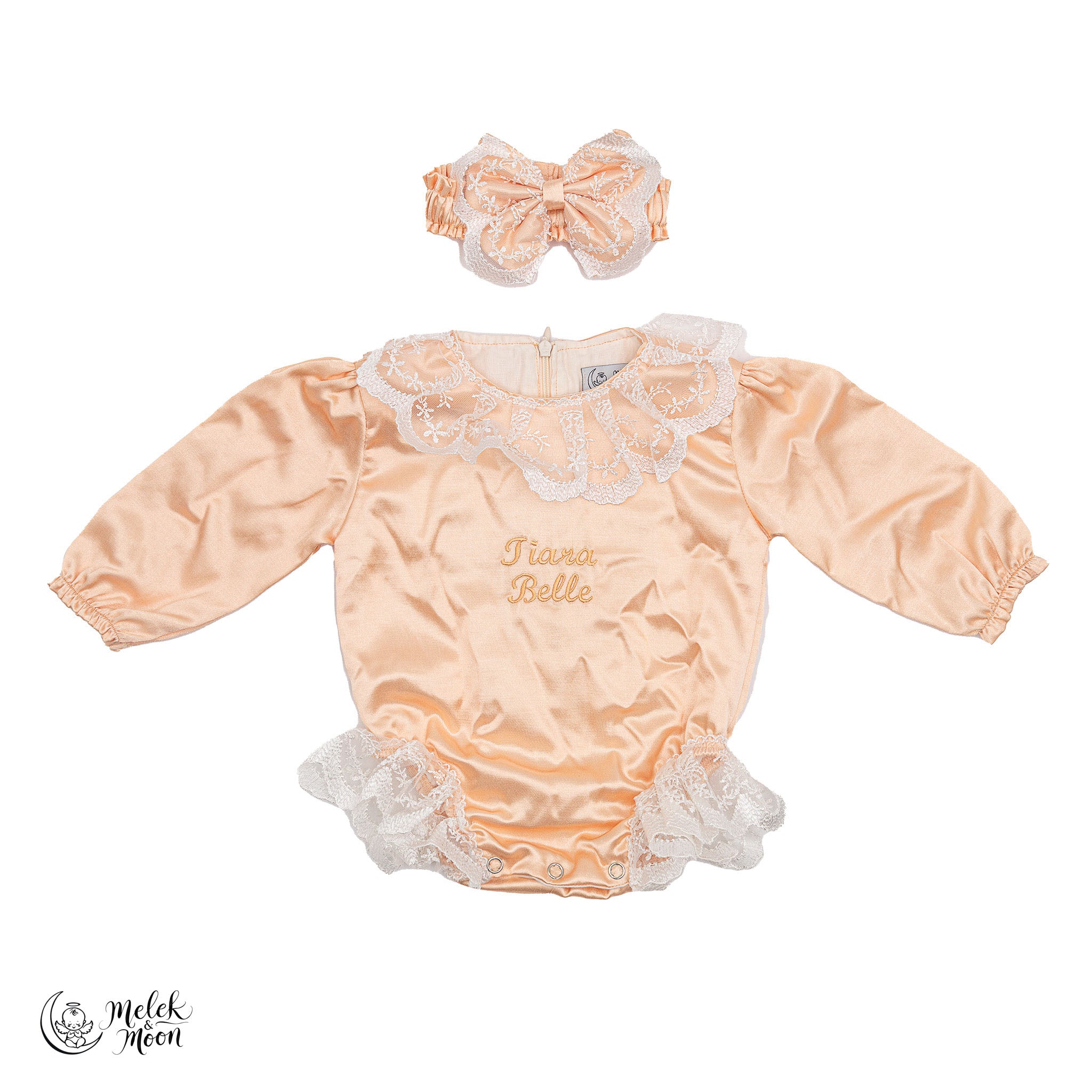 Peach Blossom Tiara Belle Set