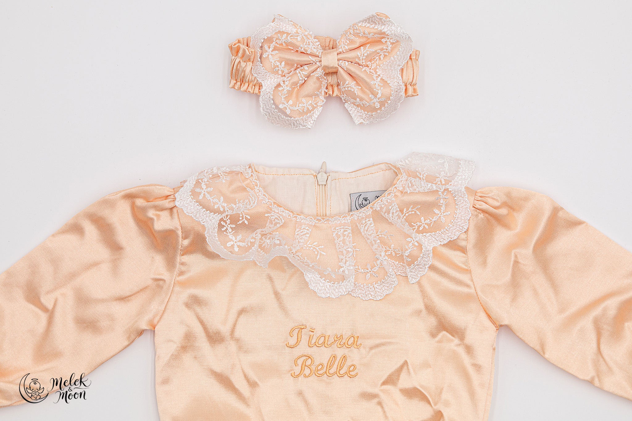 Peach Blossom Tiara Belle Set