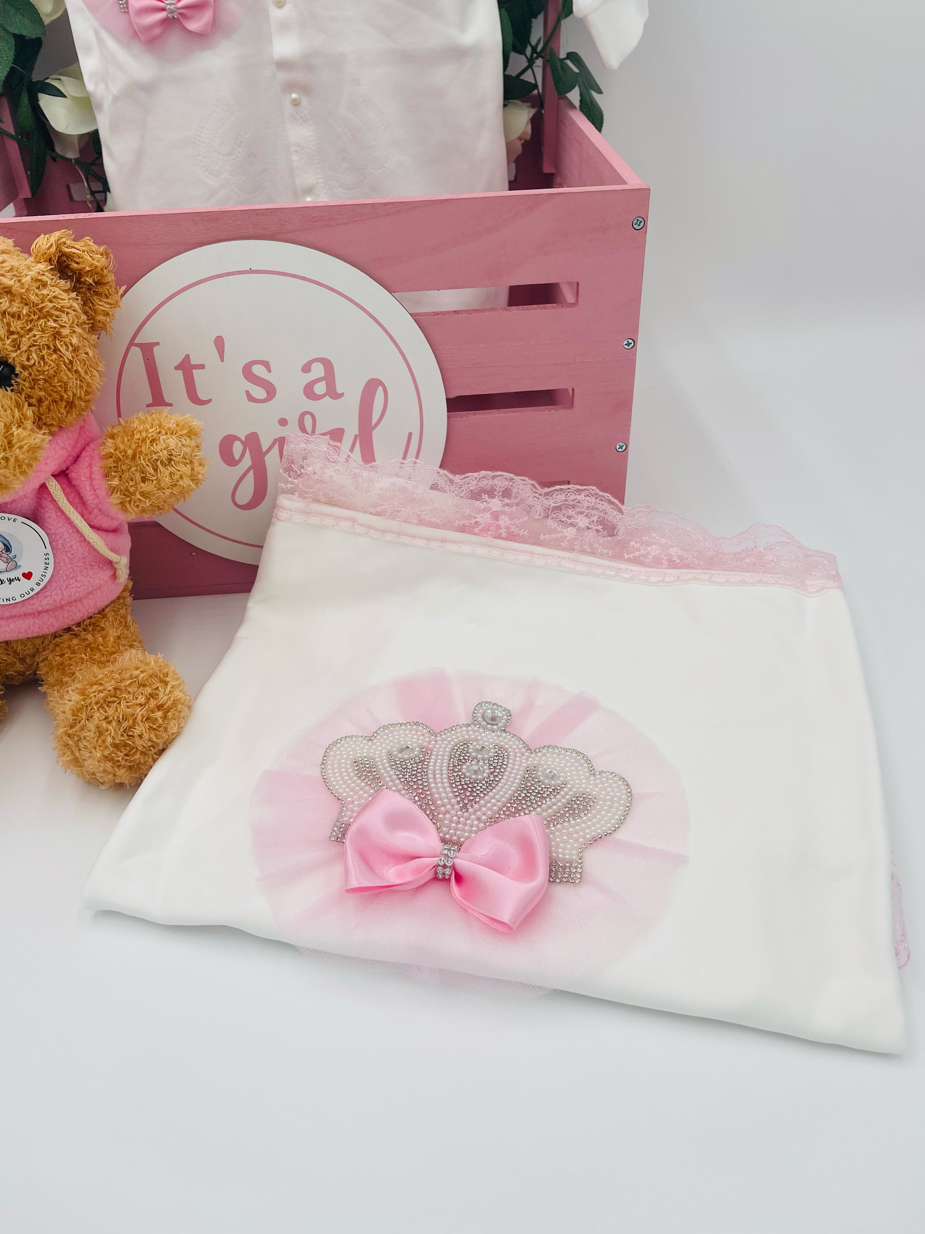 Sweet Pink Royal Baby Girl Set