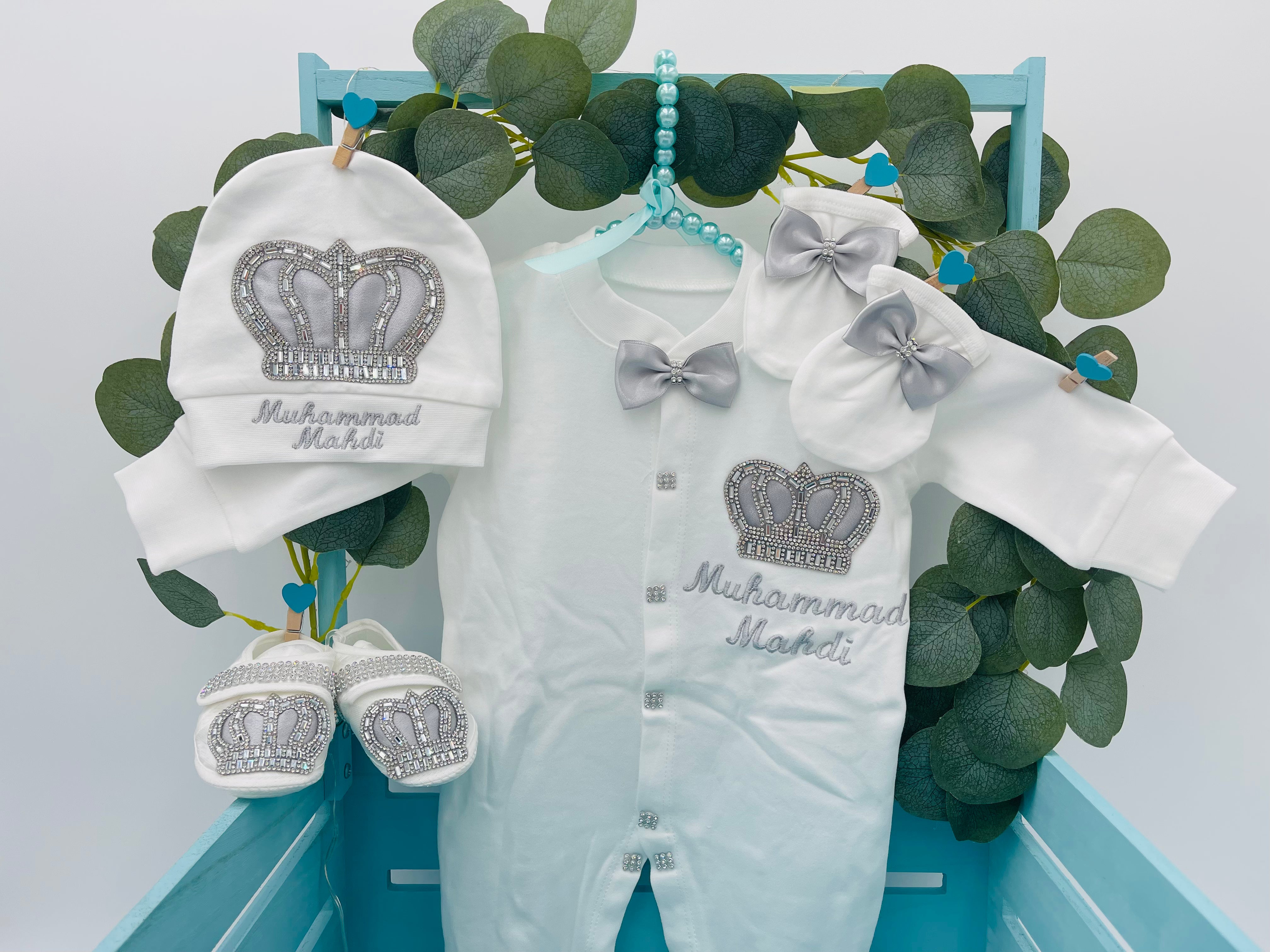 Royal Silver Crown Prince Set