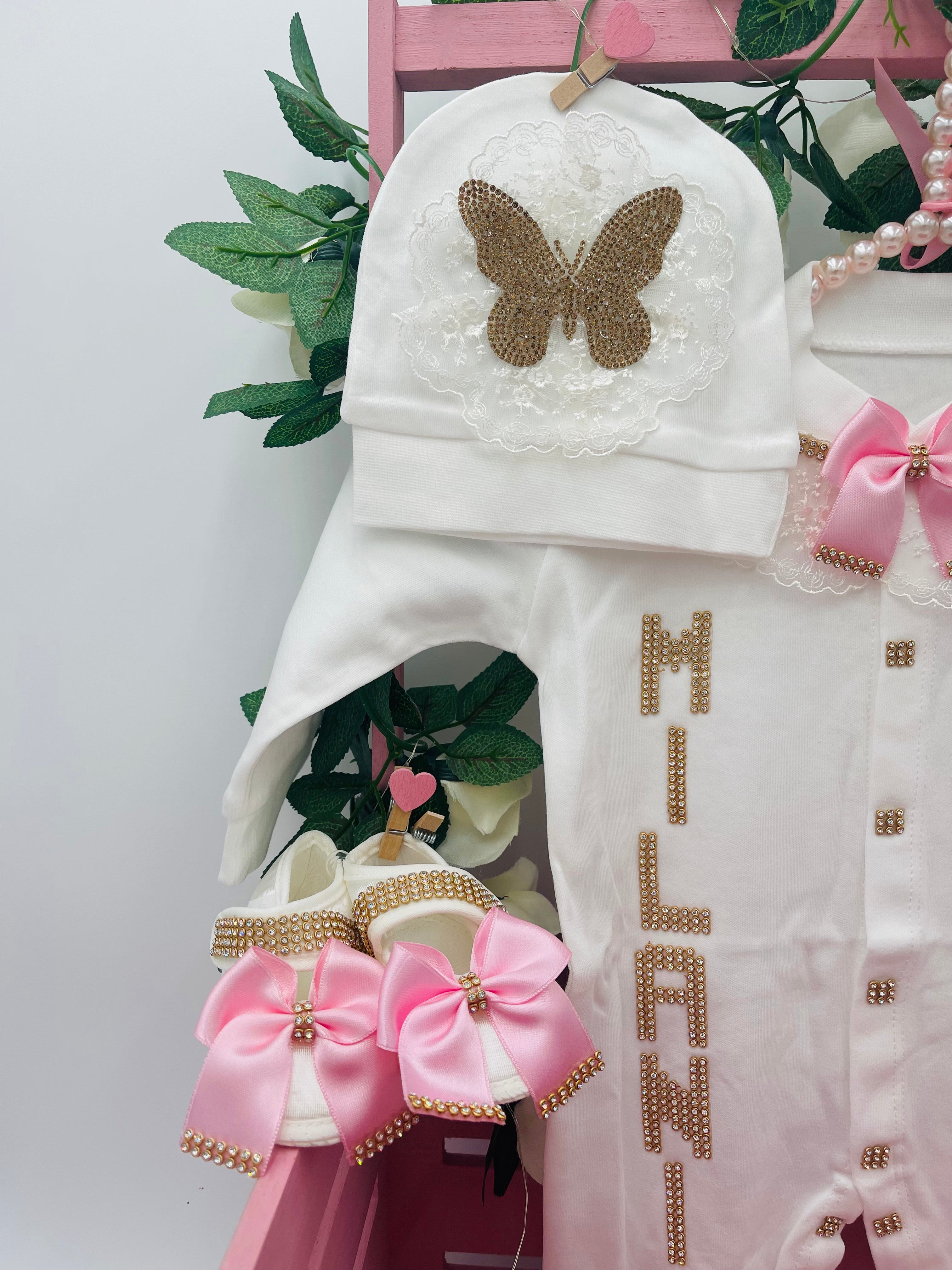 Butterfly Princess Baby Girl Set