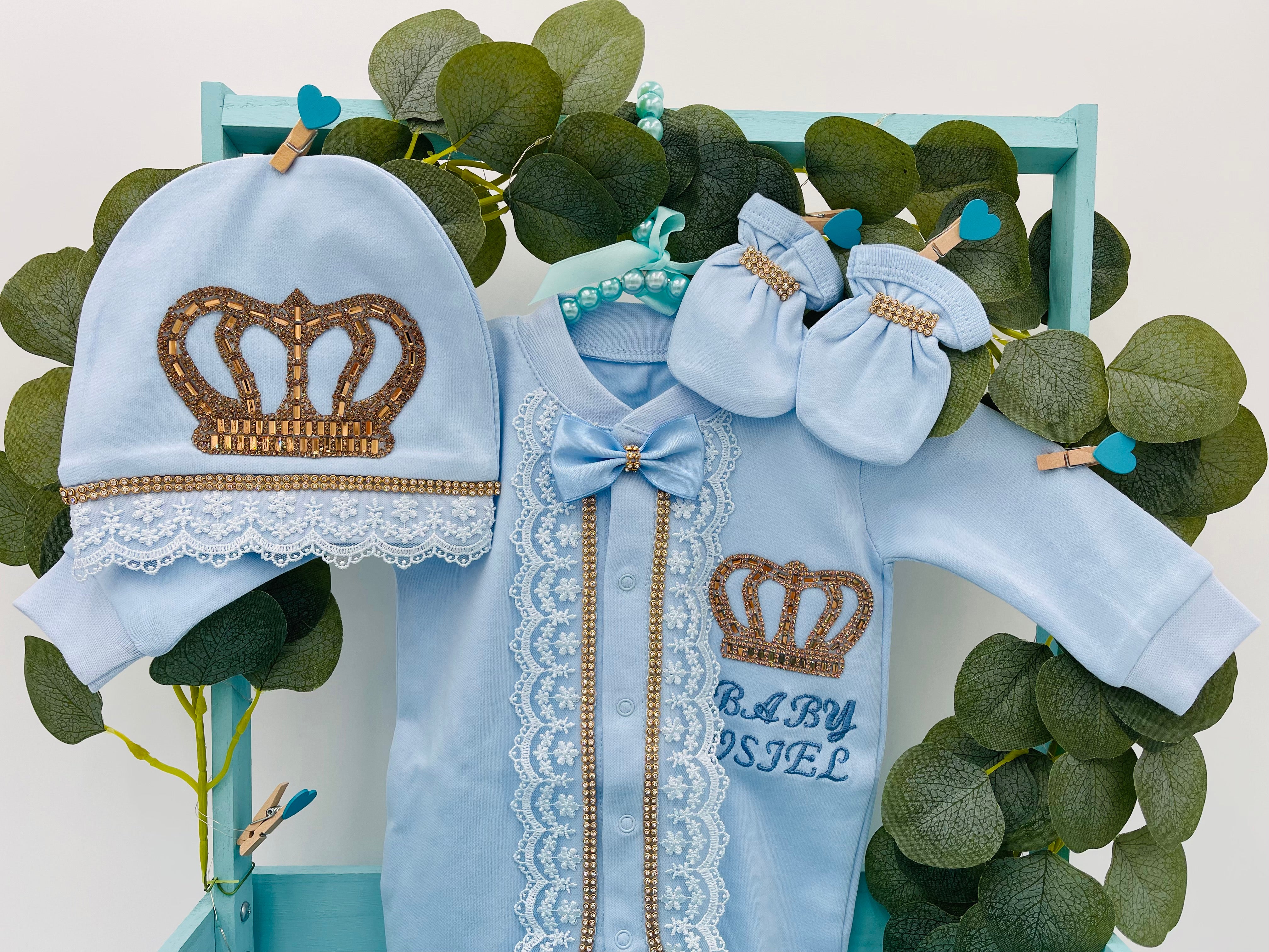 Coffret Couronne de Bébé Noble