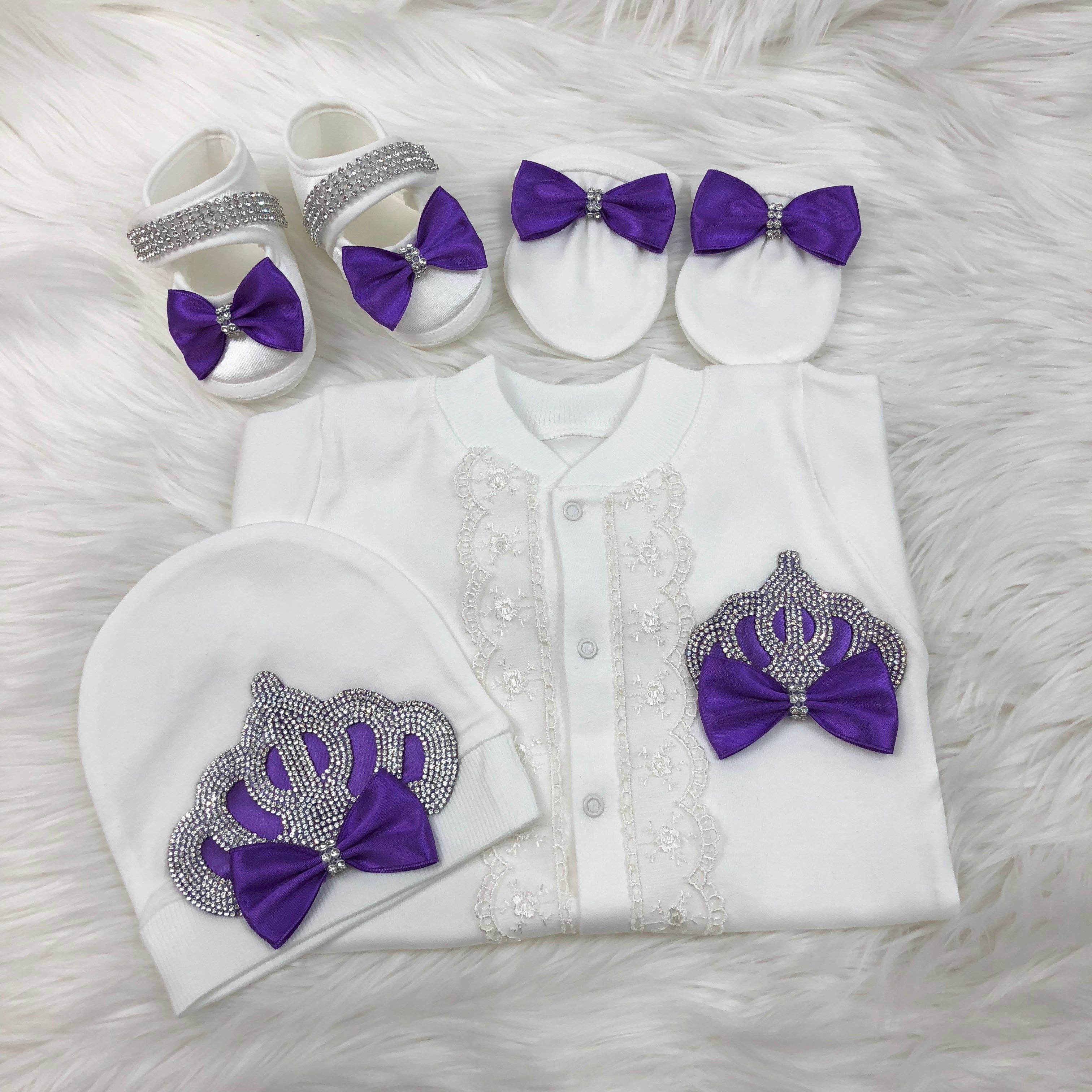 Royal Amethyst Crown Lux Set