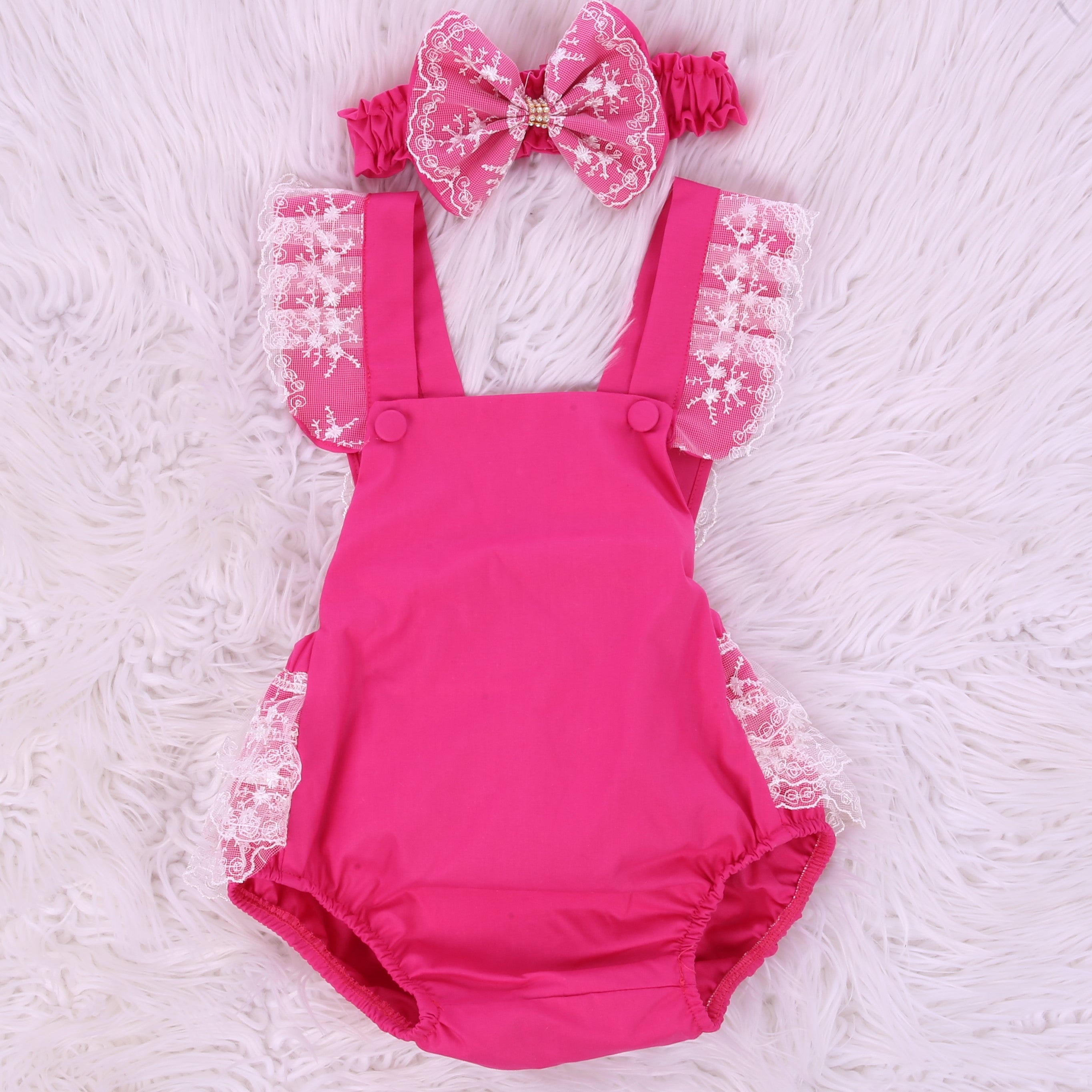 Princess Petal Charm Romper Set