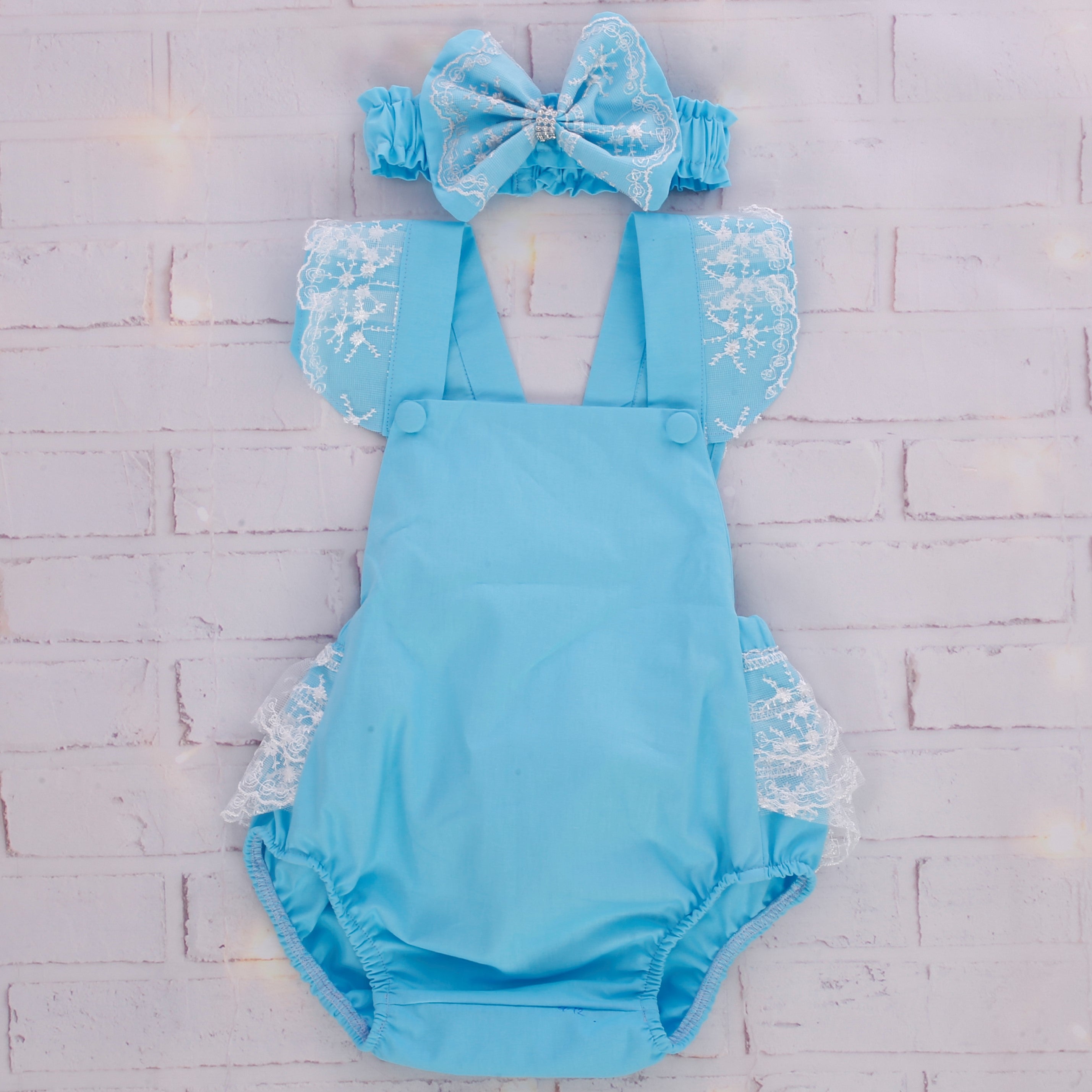 Bluebell Lace Princess Romper Set